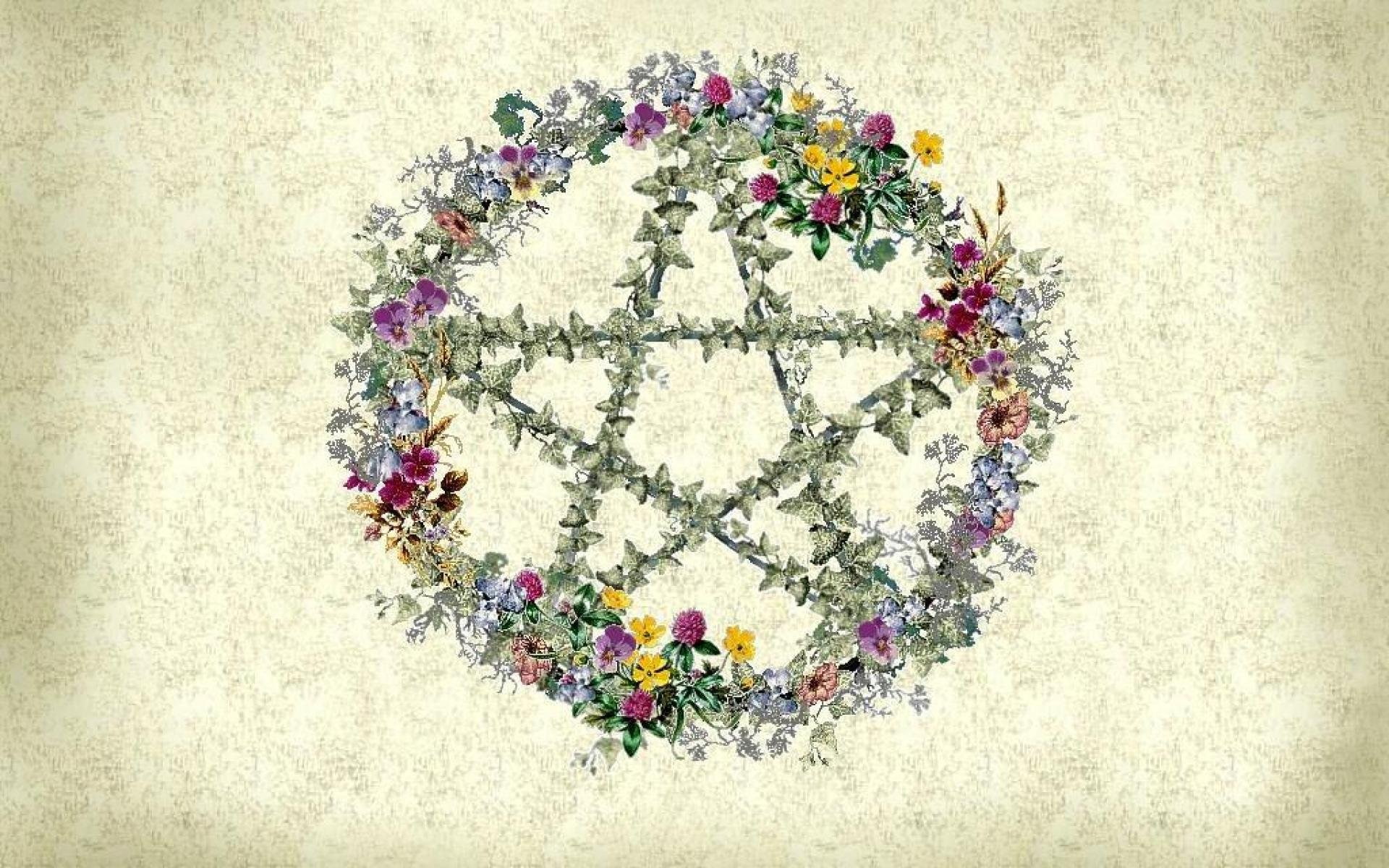 directly above, Dark, circle, art and craft, nature, multi colored, flower, beauty in nature, no people, plant, religion, wreath, emotion, witch, wicca, HD Wallpaper