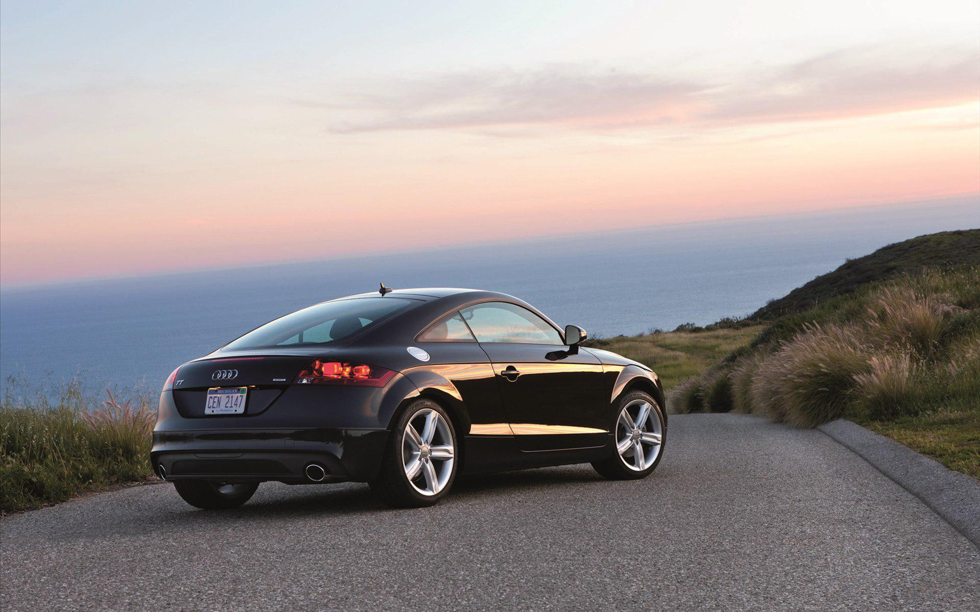 black, tt, 2012, coupe, cars, 1080P, audi, HD Wallpaper