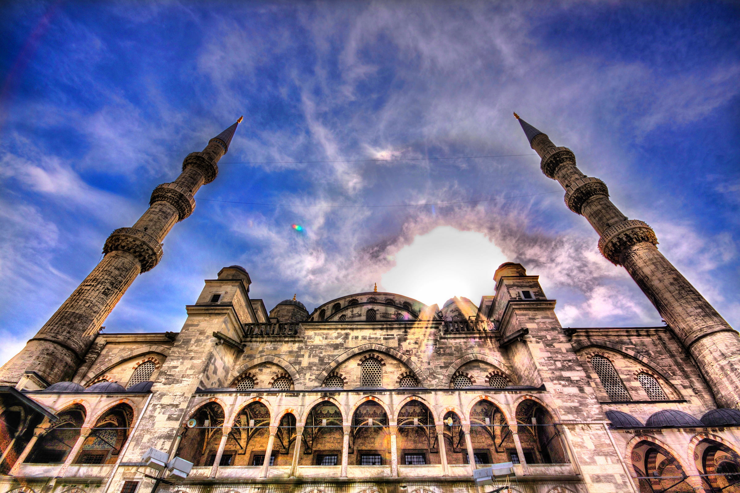 travel, nature, famous Place, turkey - Middle East, cathedral, city, built Structure, dome, building, bosphorus, brown, old, cloud - sky, spirituality, HD Wallpaper