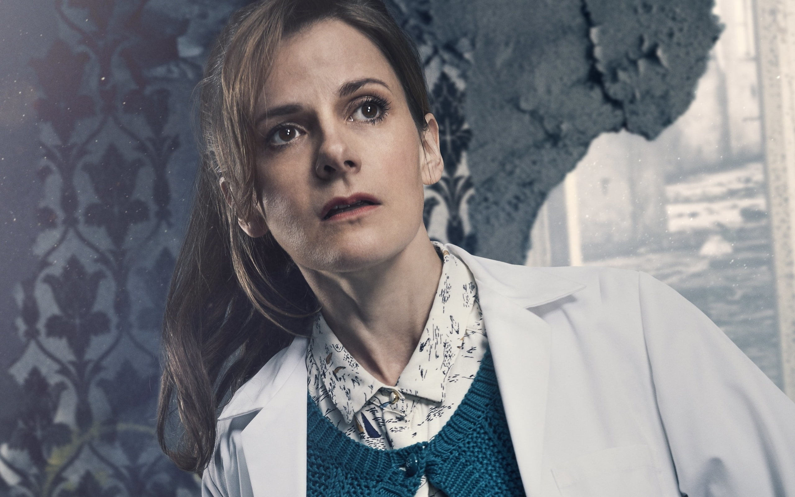 2017, Sherlock, Louise Brealey, BBC, the series, 2K, pathologist Molly Hooper, Louise Shaved, British actress and writer, Molly Hooper, HD Wallpaper