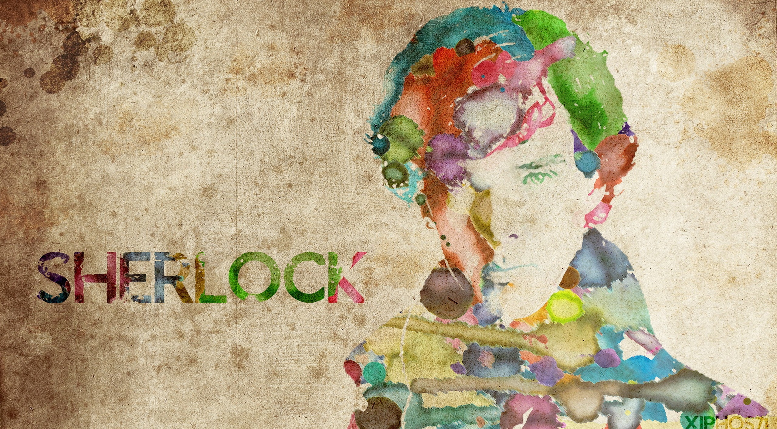 day, textured effect, outdoors, craft, close-up, creativity, paper, paint, sherlock, representation, no people, architecture, sand, beach, Movies, HD Wallpaper