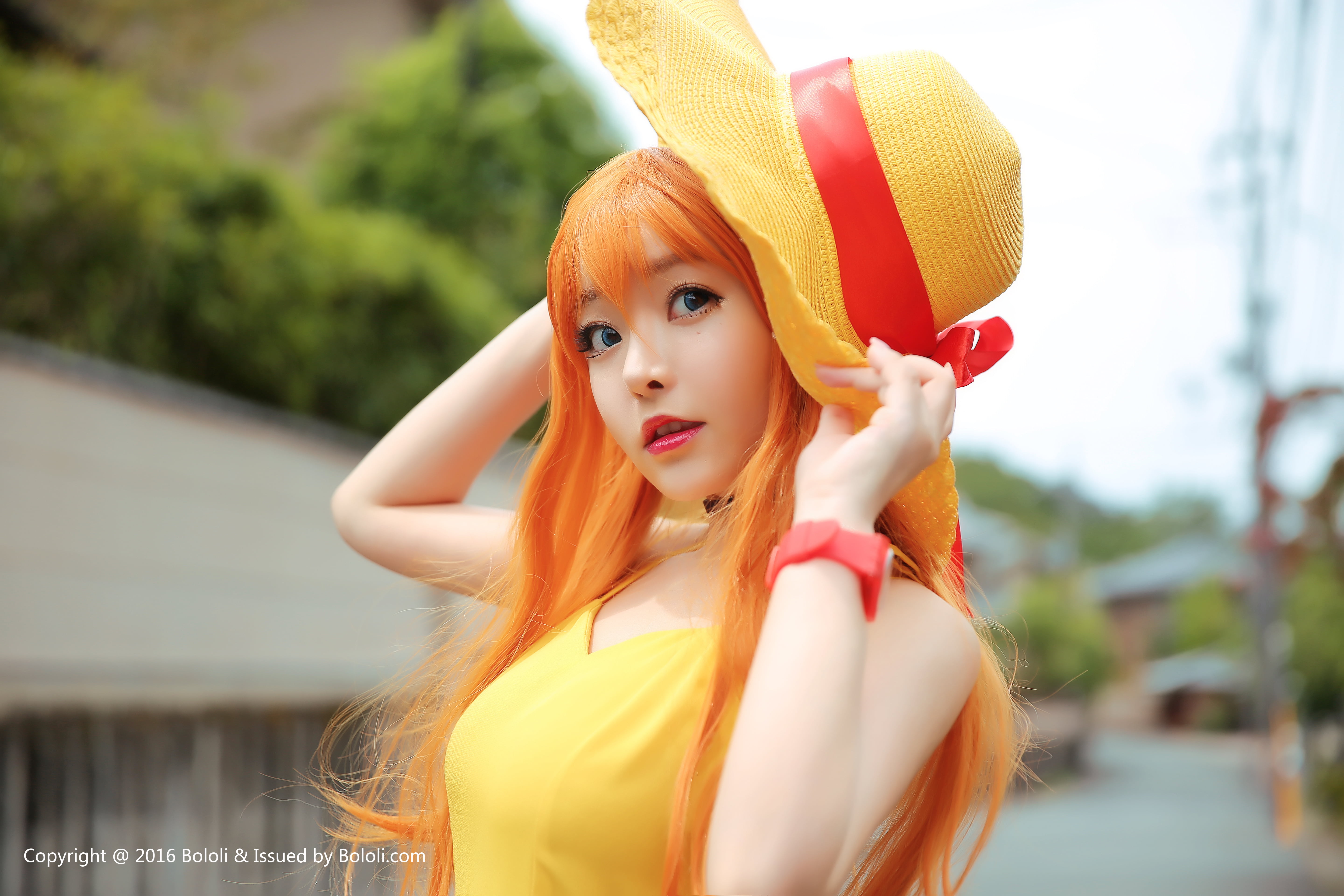 Asian, women outdoors, bololi, 5K, Asuka Langley Soryu, Asuka Langley Shikinami, women, Neon Genesis Evangelion, sevenbaby, cosplay, HD Wallpaper