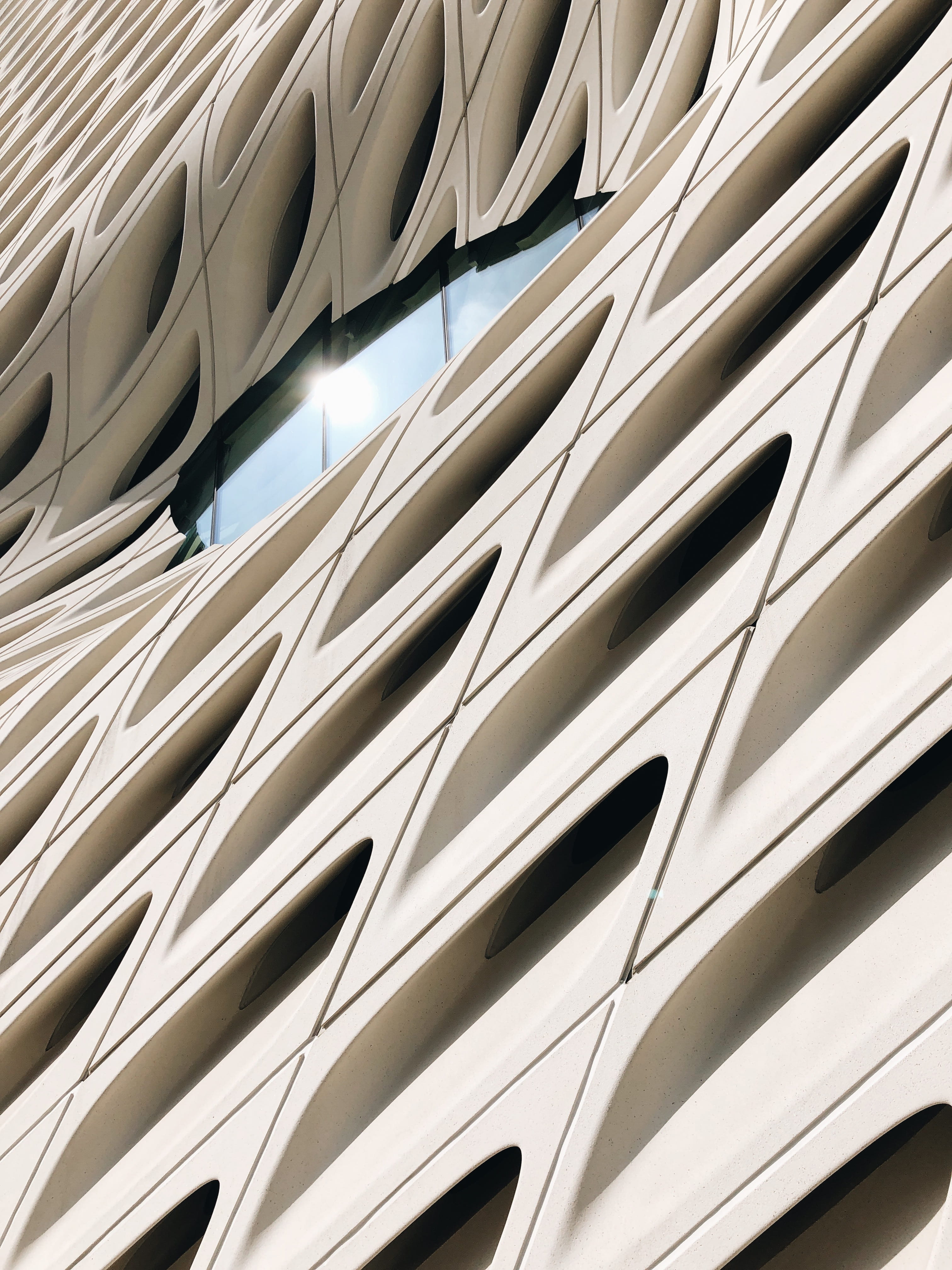 close-up, design, home decor, handrail, low angle view, white color, pattern, holes, building exterior, the broad, color, broad, sunlight, line, white, Phone HD Wallpaper