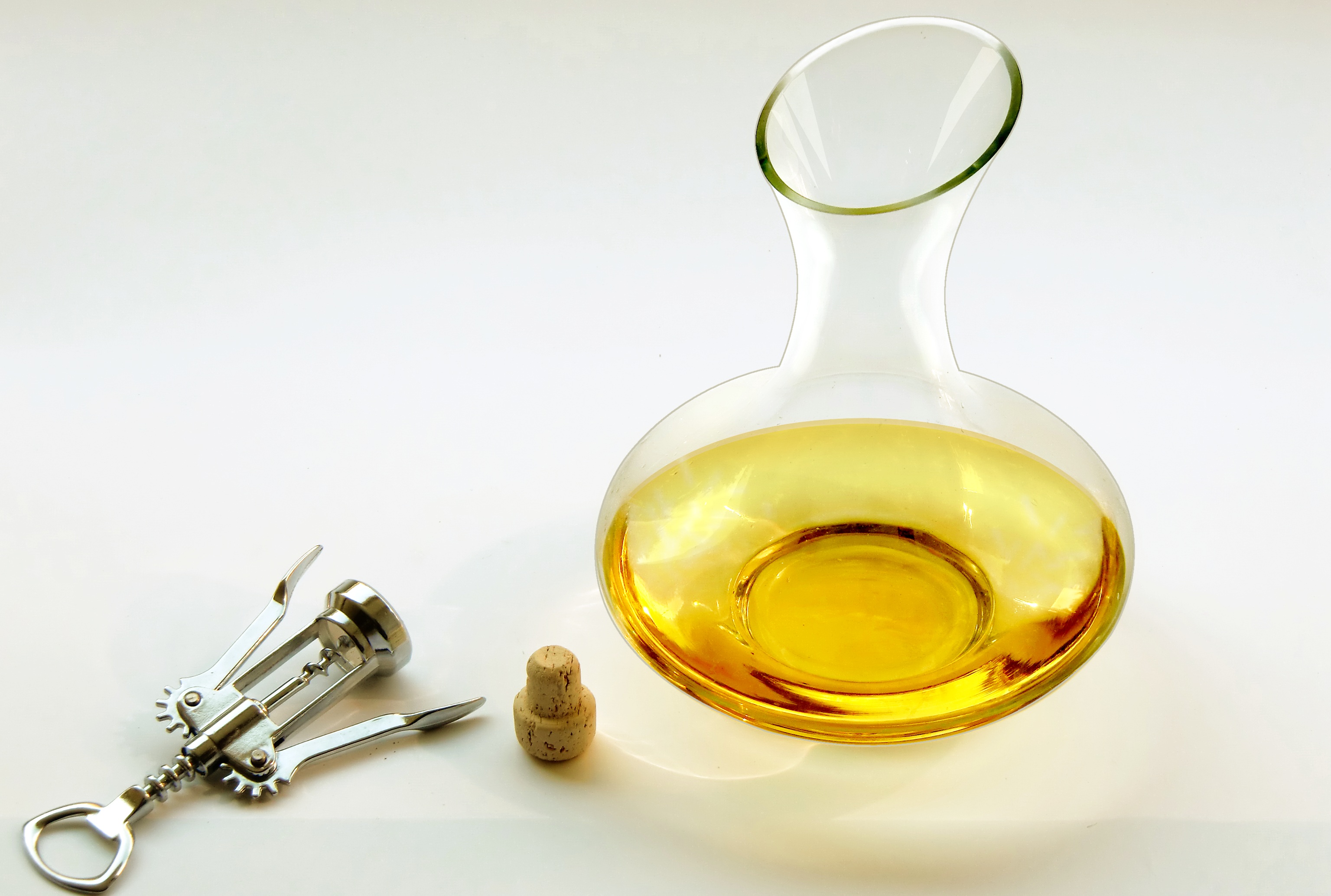 group of objects, container, cooking oil, decanter, food and drink, drink, studio shot, 2K, transparent, glass, no people, oil, steel, wine, alcohol, bottle opener, HD Wallpaper