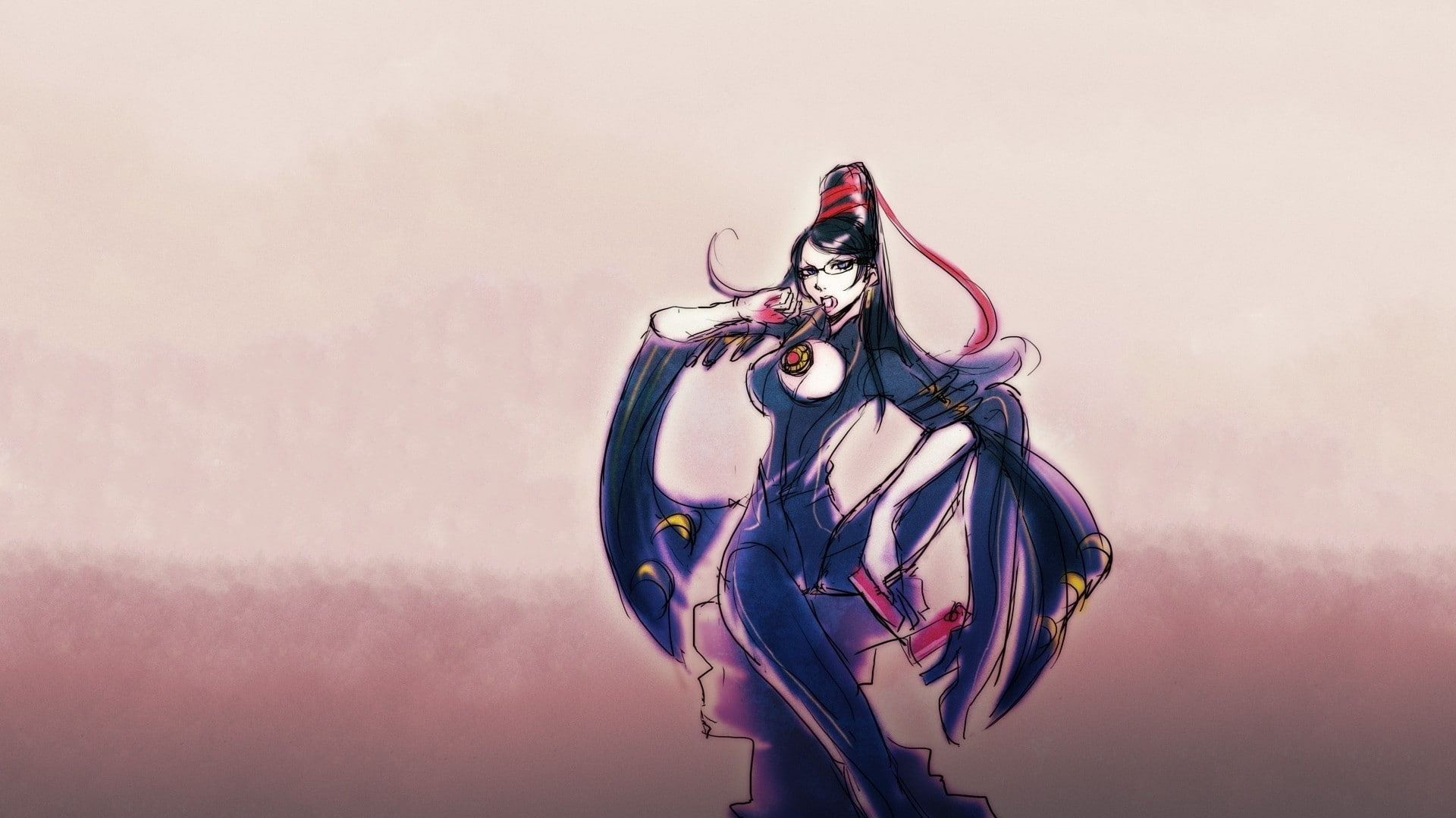 1080P, close-up, tangled, bicycle, black color, nature, still life, copy space, personal accessory, Bayonetta, wall - building feature, connection, pink color, HD Wallpaper