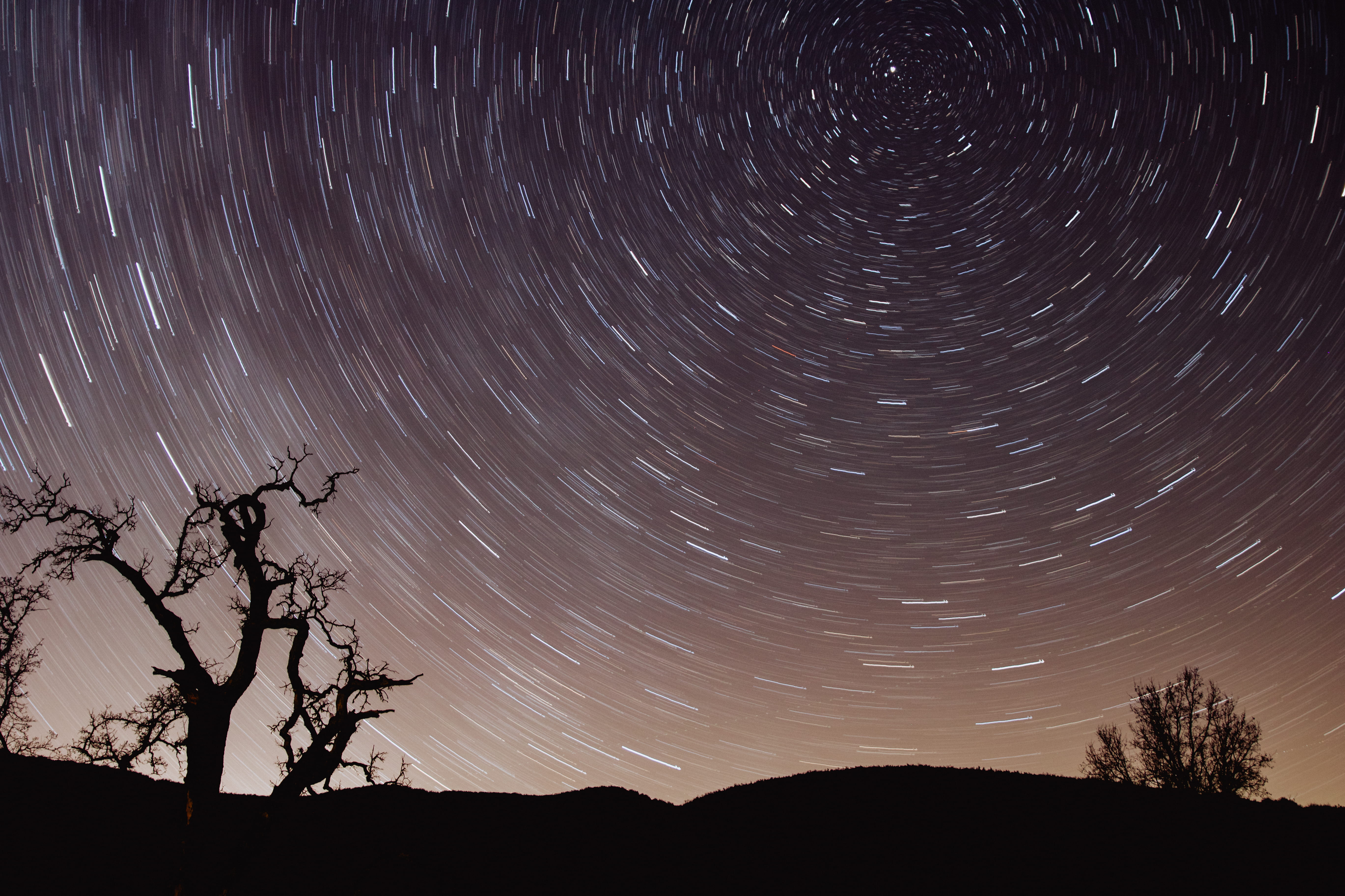 clear, motion, scenics - nature, low angle view, north, time, space and astronomy, milky way, tranquil scene, earth, rotation, astrophotography, lapse, HD Wallpaper