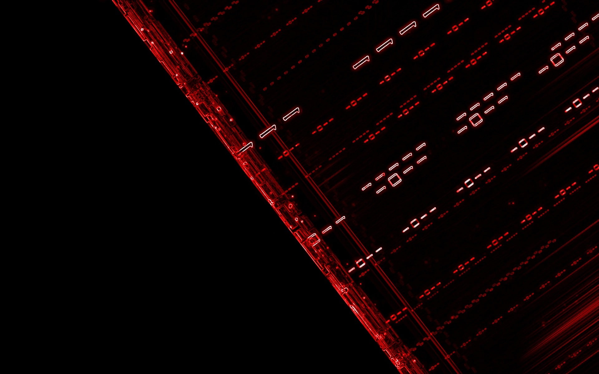 retro styled, binary, studio shot, close-up, night, arts culture and entertainment, light - natural phenomenon, dark, illuminated, black background, technology, HD Wallpaper