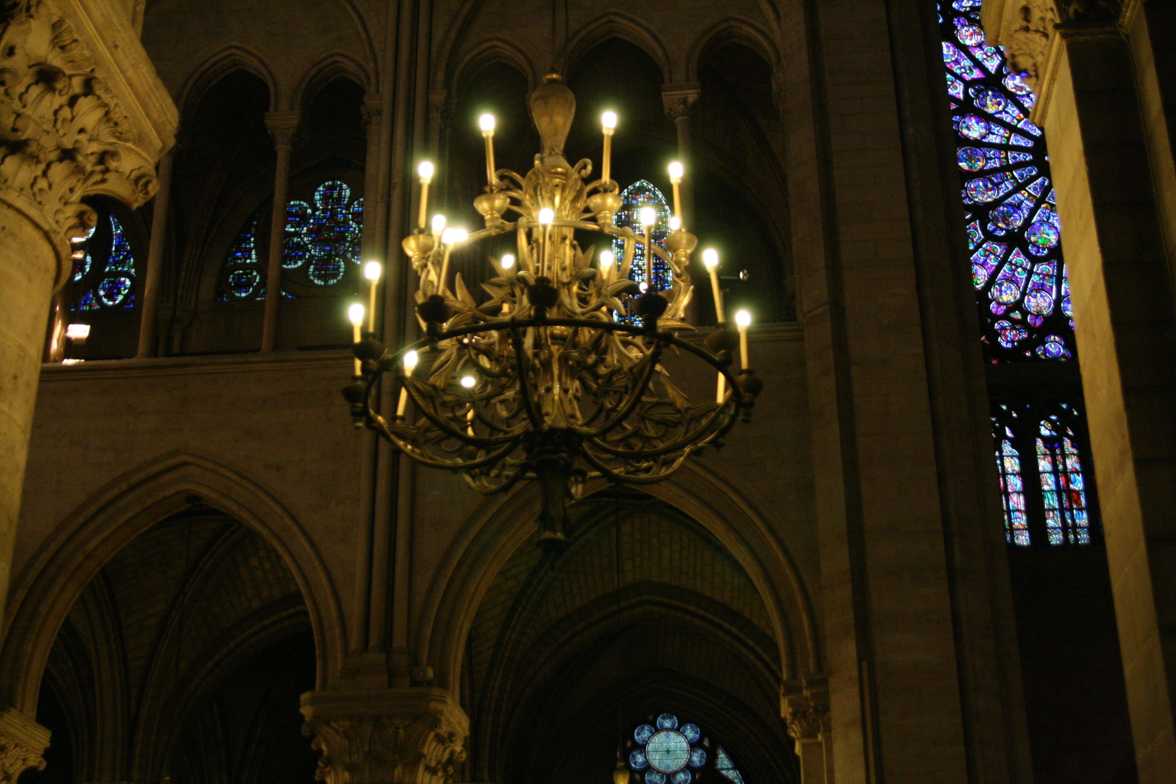 ornate, religion, famous Place, church, illuminated, low angle view, ceiling, electric lamp, glass, history, gothic Style, architecture And Buildings, spirituality, HD Wallpaper