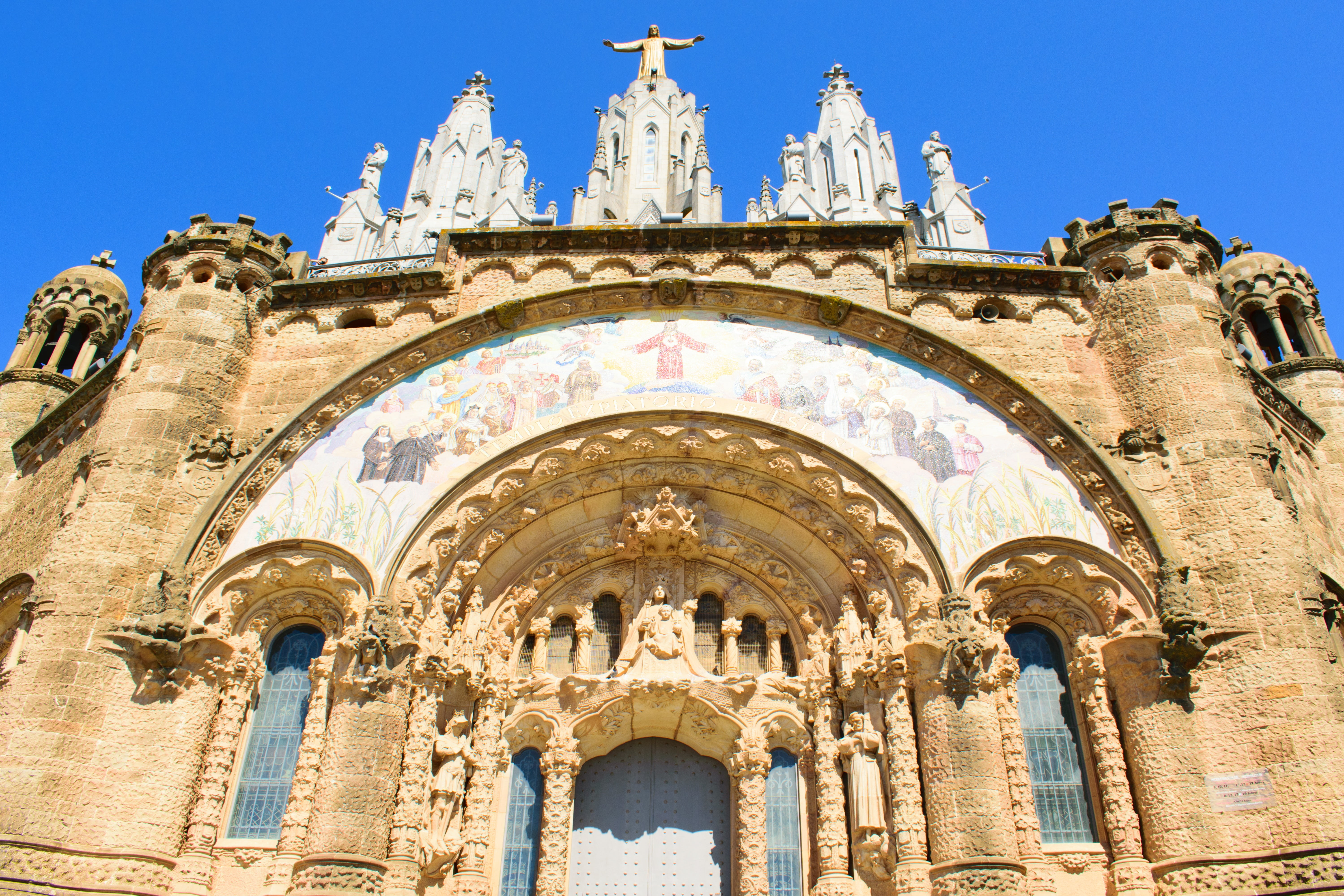 sunny, famous Place, no people, structure, tower, built structure, gothic style, sunlight, day, tourism, spanish, landscape, mountain, belief, architecture, HD Wallpaper