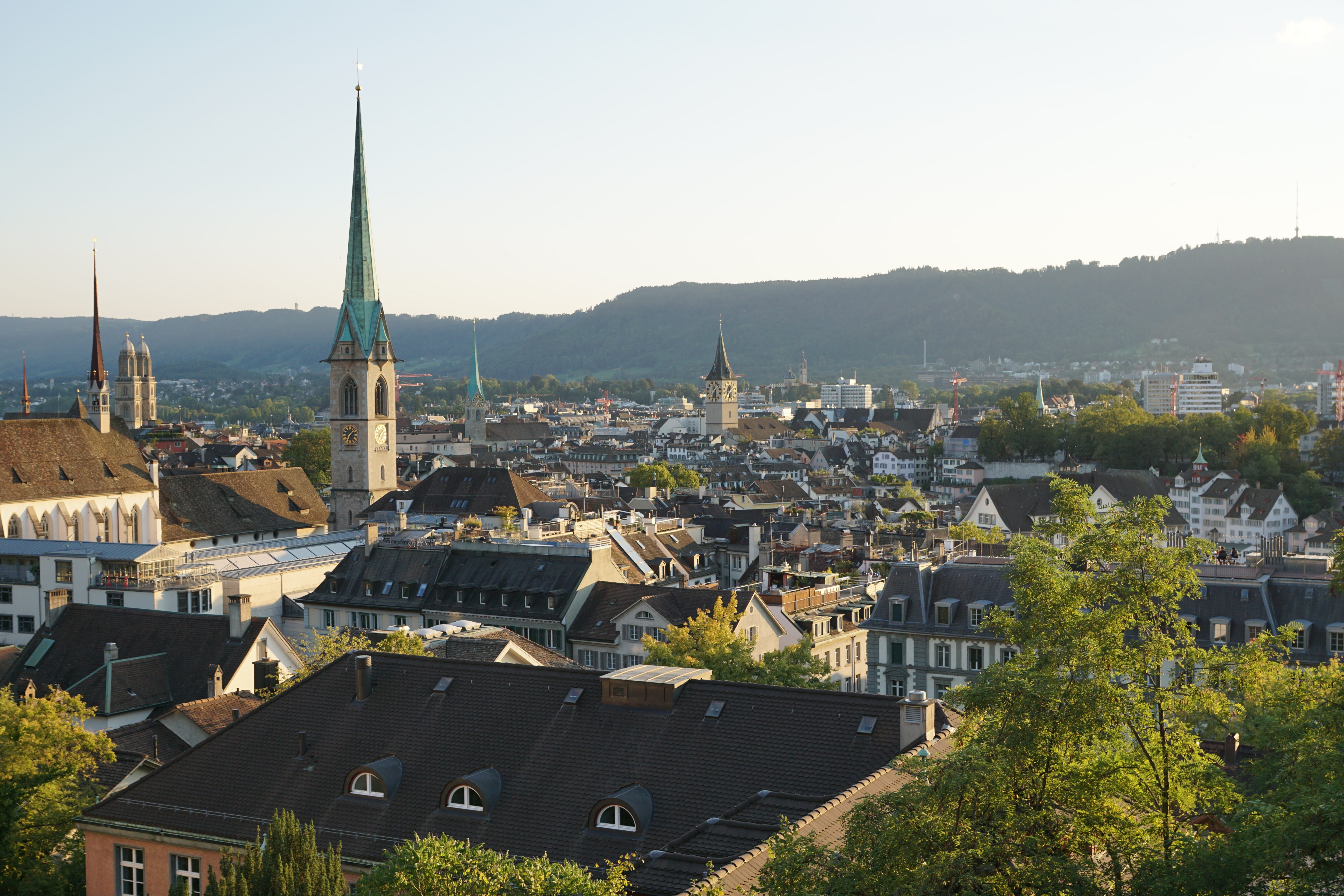 europe, zürisee, uetliberg, time, built structure, nature, aerial, outdoors, lake, tree, mountain, sky, benefit from, university, architecture, reformation, HD Wallpaper