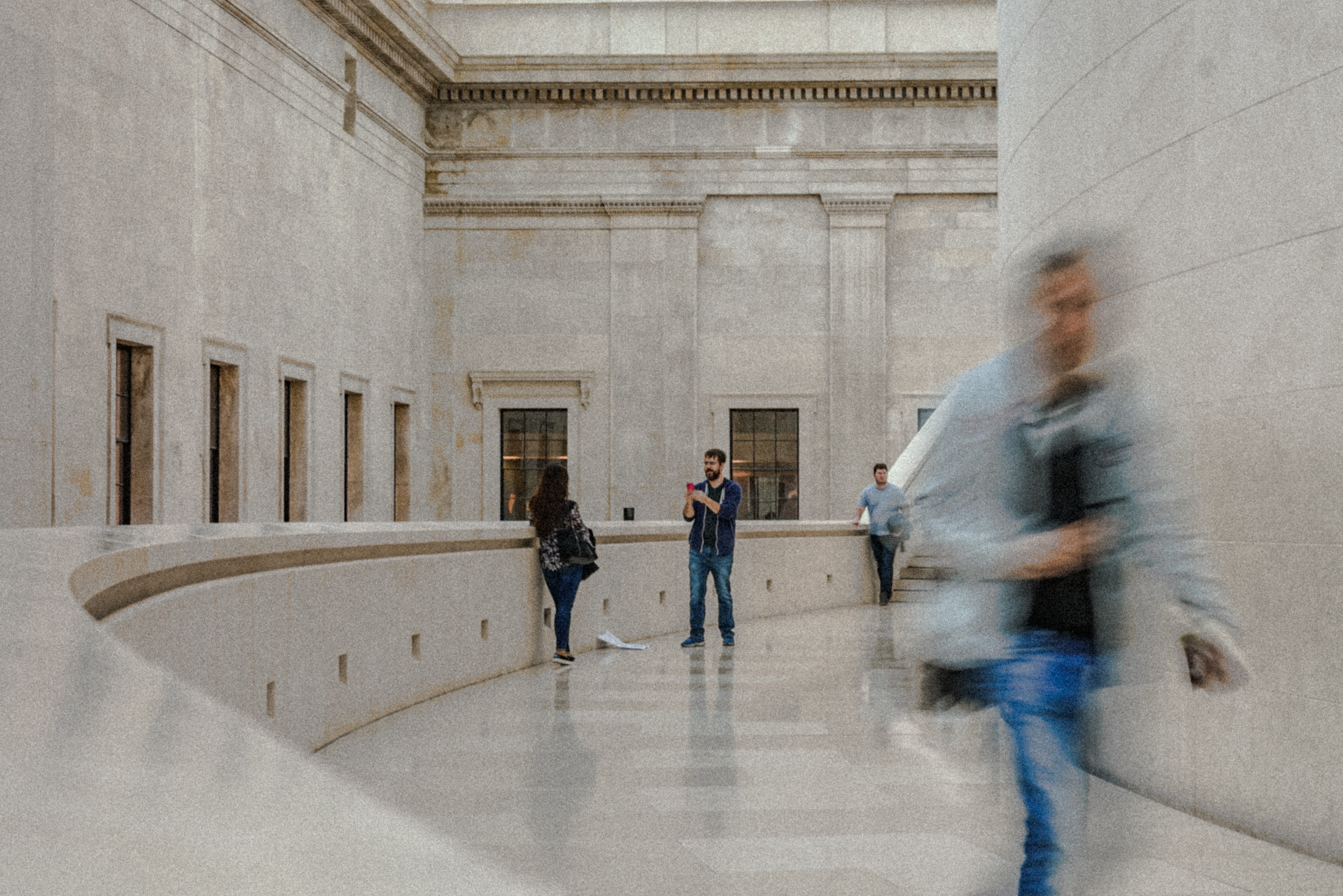 group of people, art gallery, window, art, flagstone, real people, leisure activity, crypt, handrail, building exterior, visit, people, city, flooring, HD Wallpaper