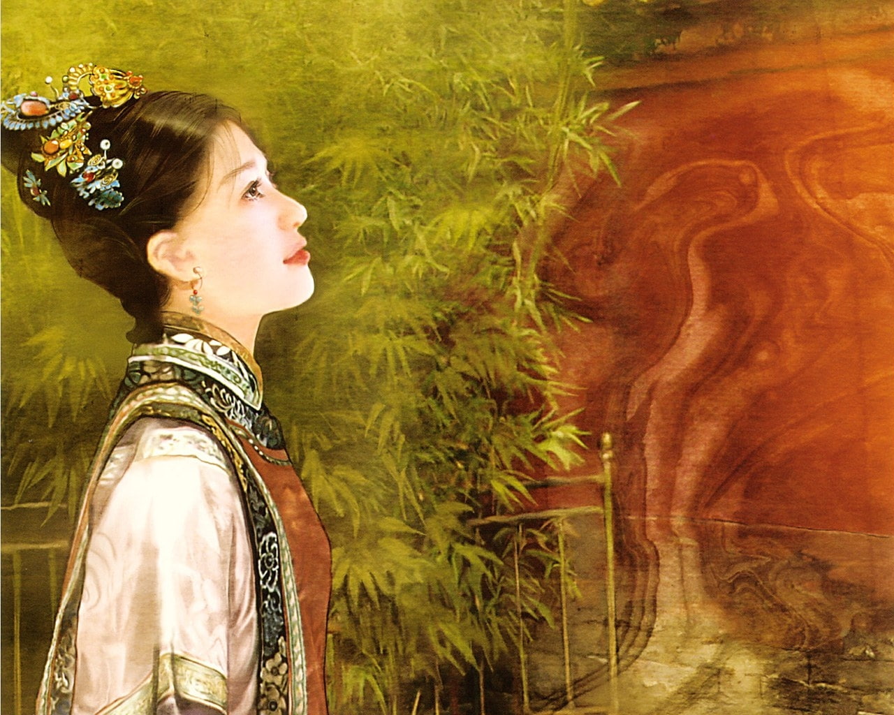 720P, ancient, hd, beauty, chinese, artistic, HD Wallpaper