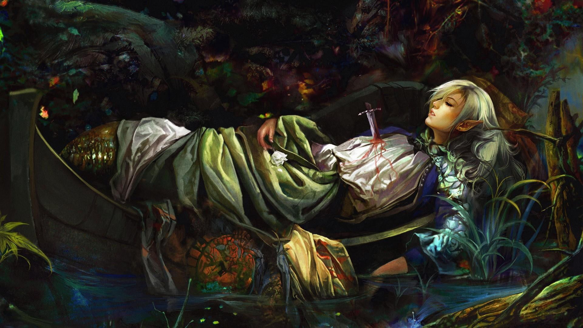 fantasy, people, beautiful, dead, animation, photography, entertainment, 1080P, 3d and abstract, other, HD Wallpaper