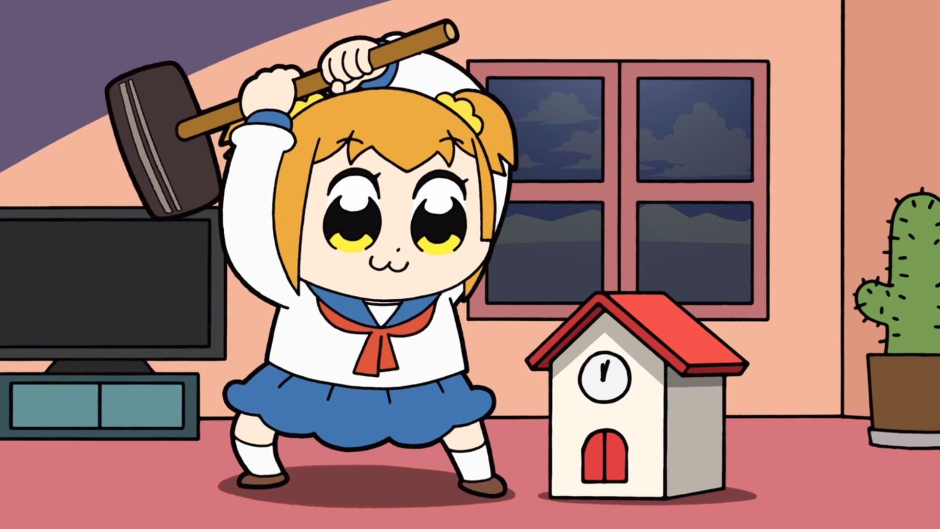 Pop Team Epic, Popuko (Pop Team Epic), 1080P, Anime, HD Wallpaper
