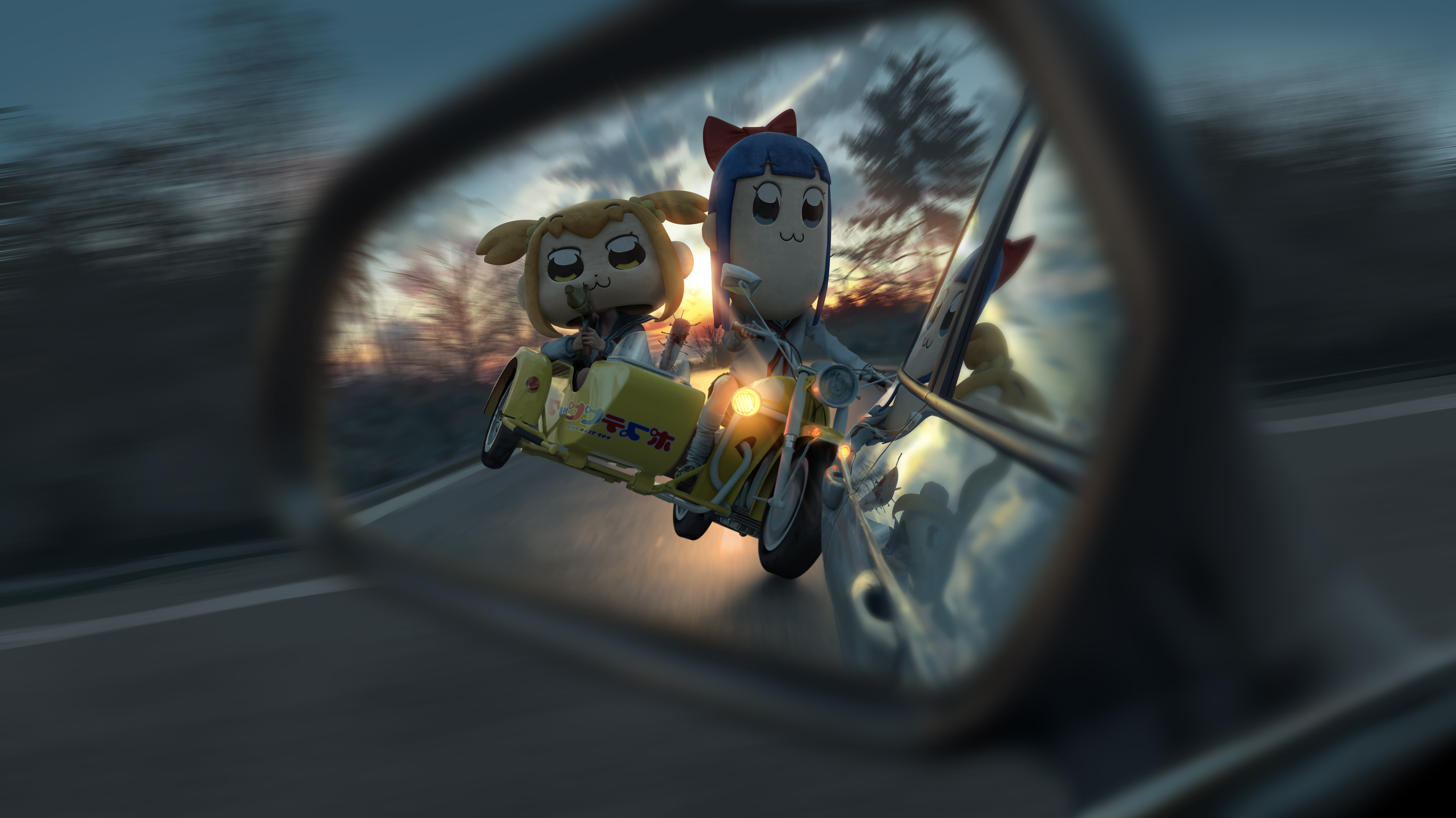 Pipimi (Pop Team Epic), Pop Team Epic, 8K, Popuko (Pop Team Epic), Anime, HD Wallpaper