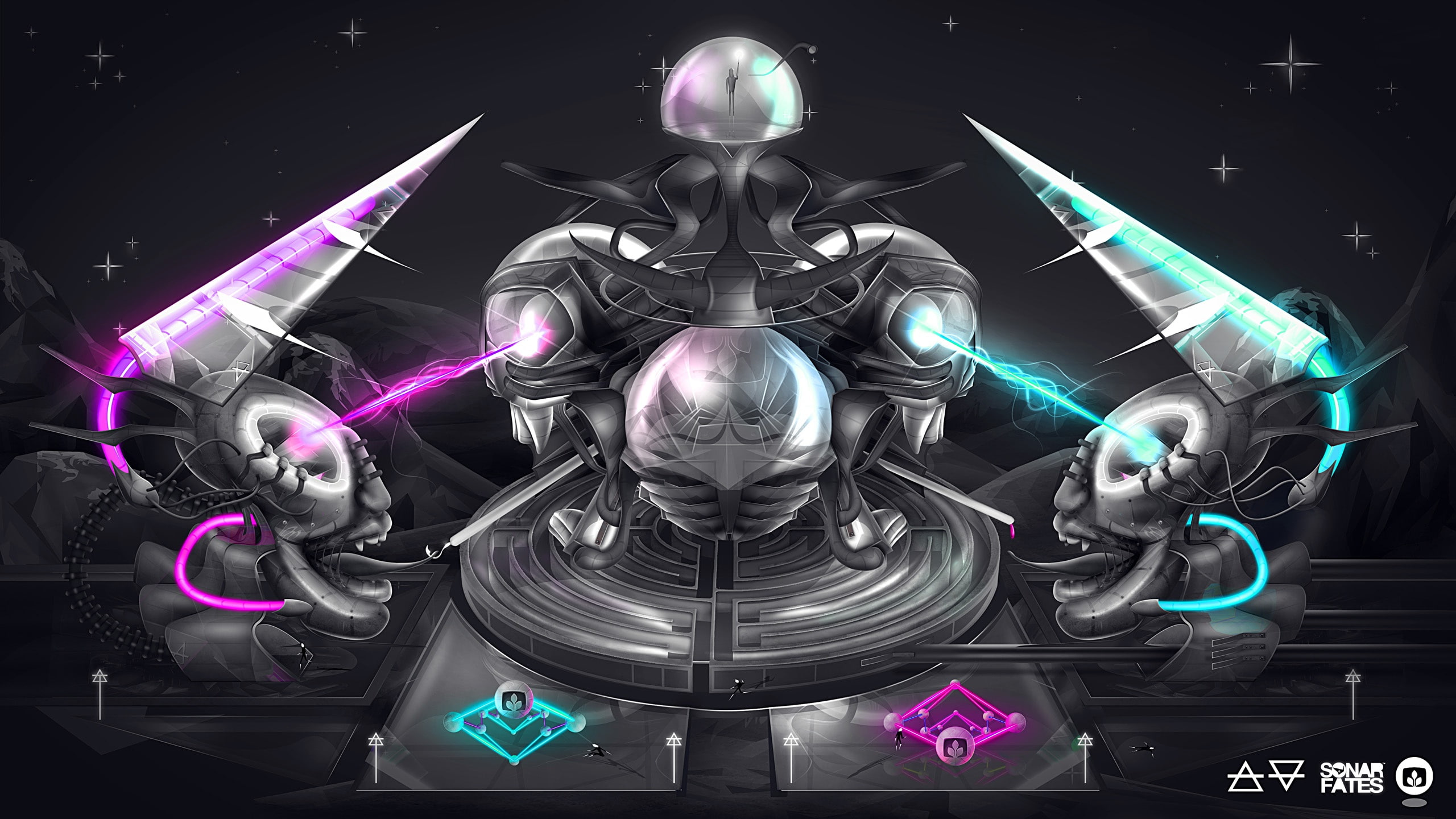 zenith, 2K, 3d and abstract, HD Wallpaper