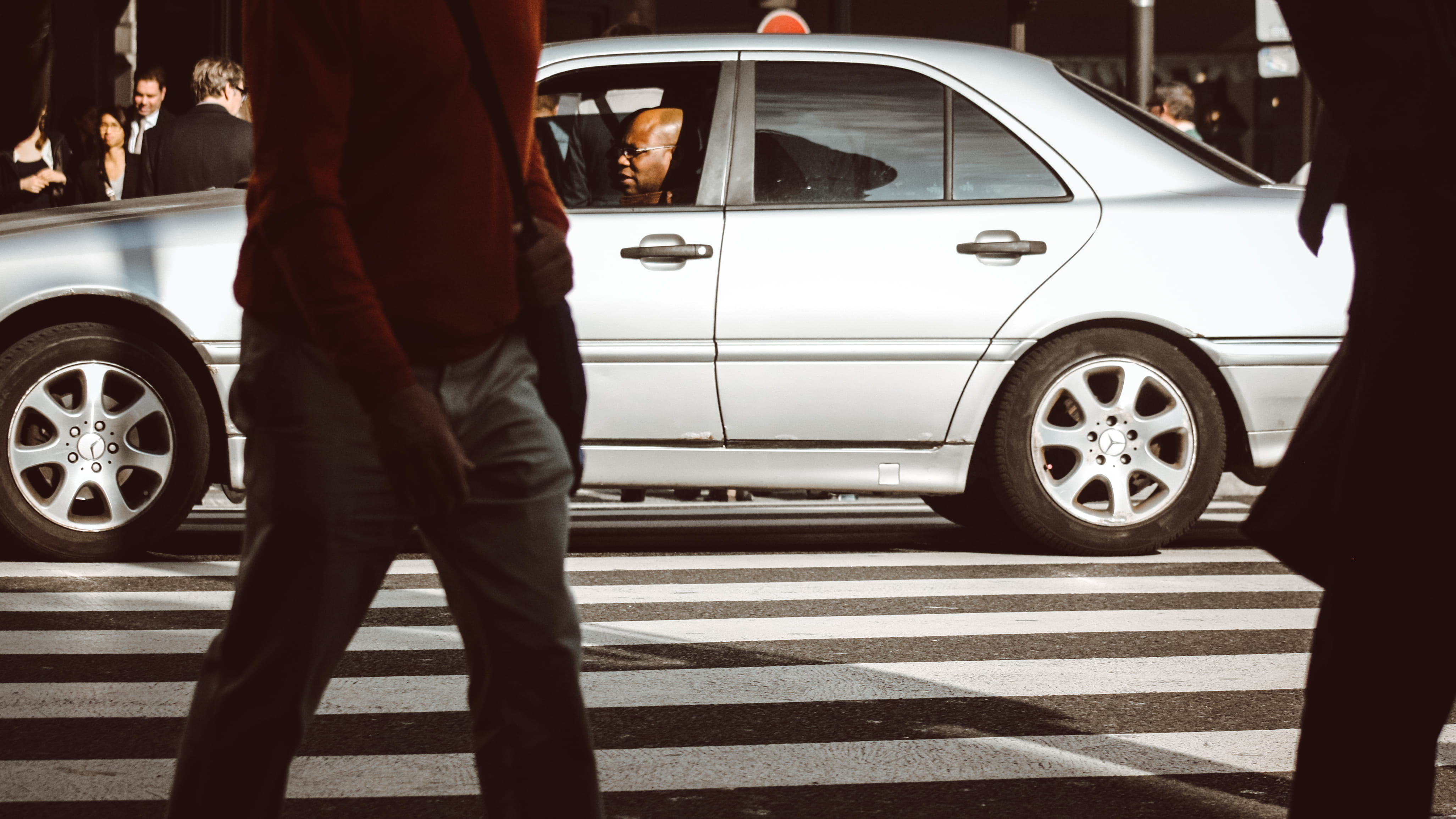 black man, merc, sitting, low section, crossing, man, travel, land vehicle, people, mercedes, commute, motor vehicle, day, men, inside, car, sunlight, shadow, HD Wallpaper