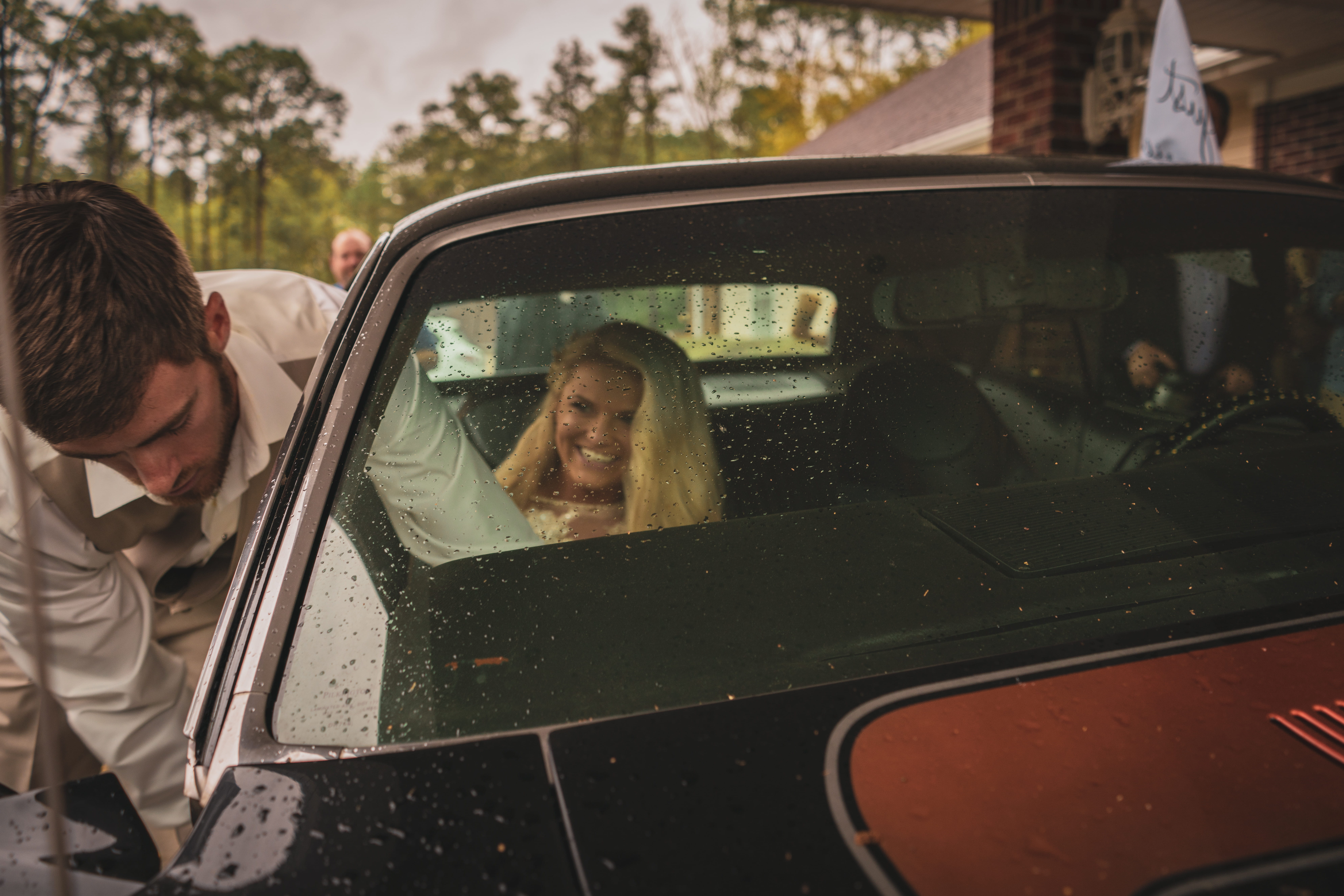 south carolina, man, human, automobile, 8K, togetherness, southern, two people, classic car, clothing, woman, transportation, formal, smile, wedding, car, HD Wallpaper