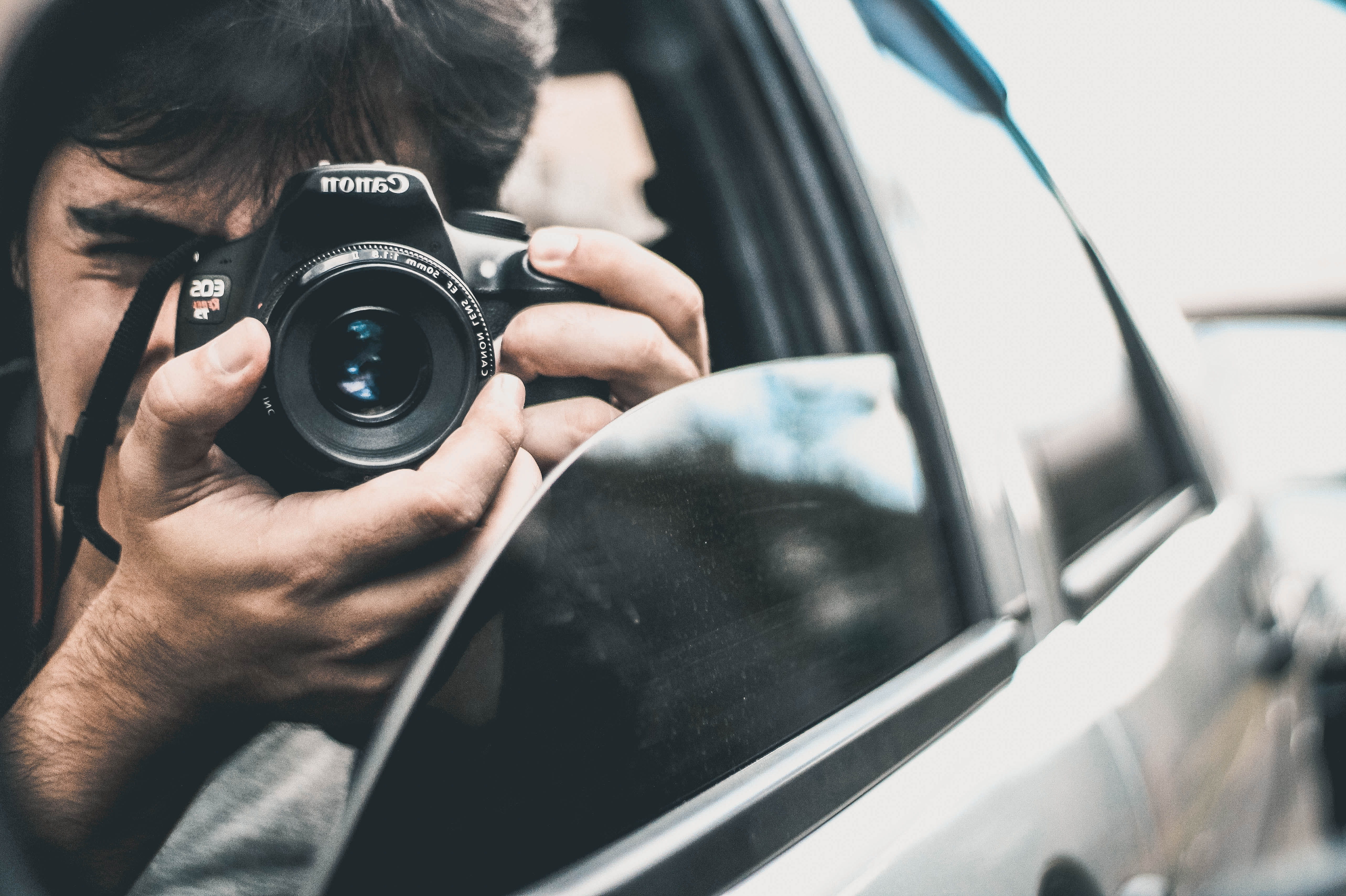 blur, one person, male, focus, slr camera, photography themes, capture, lens, inside, photography, motor vehicle, photographic equipment, close-up, car, HD Wallpaper