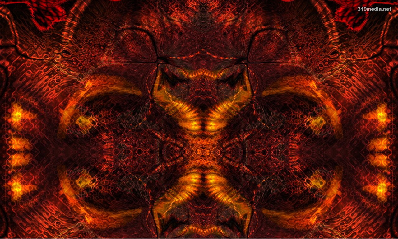 Pattern, Fire, 720P, Abstract, Orange, Melt, Hell, HD Wallpaper