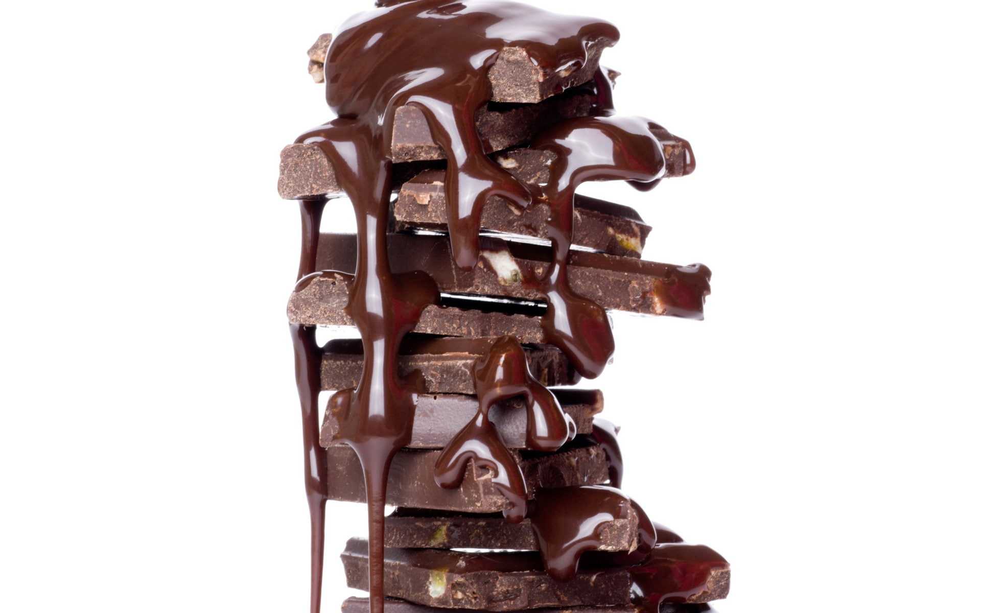 chocolate, food, 1080P, melting, HD Wallpaper