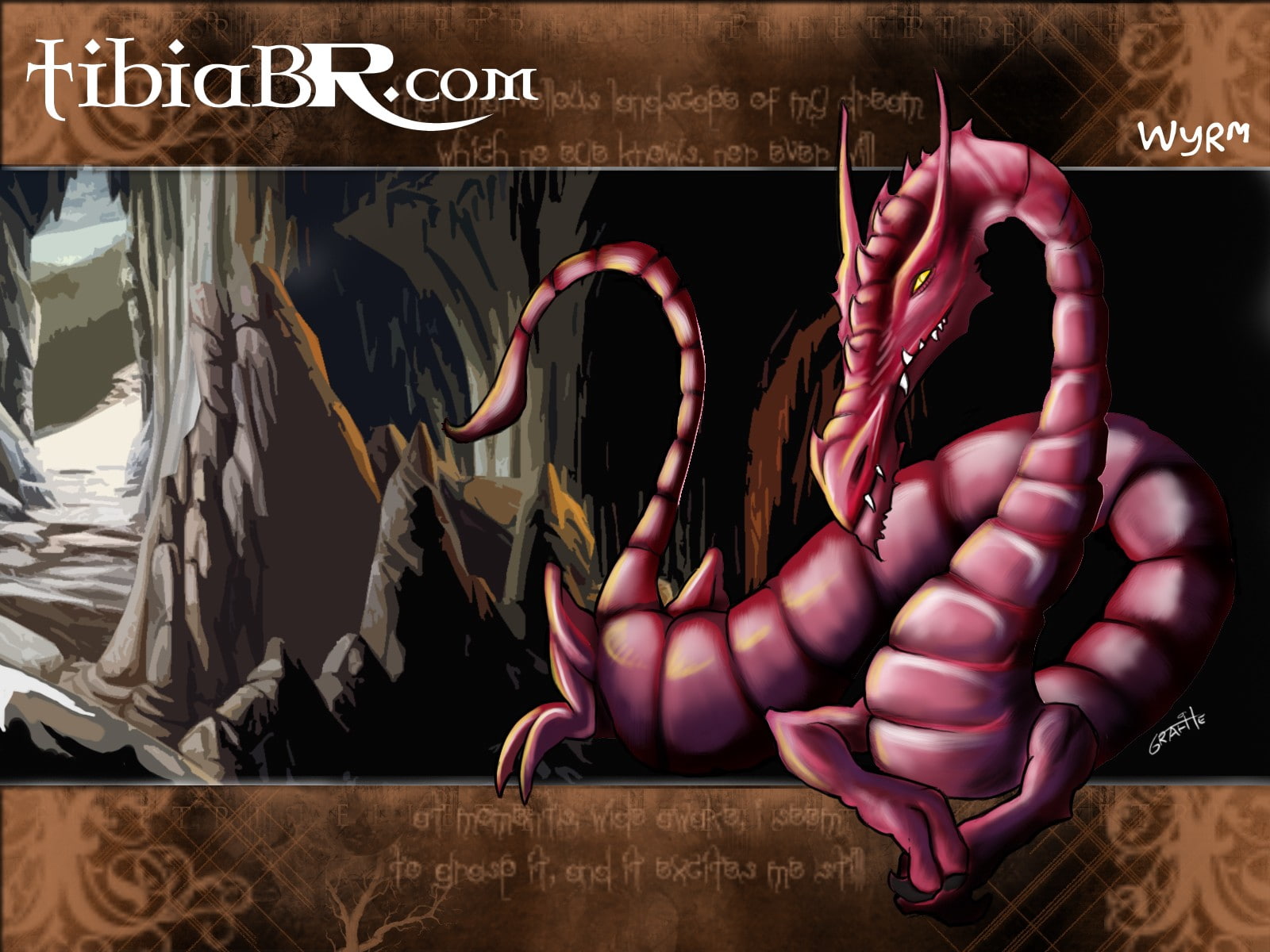 tibia, pc, dragon, gaming, rpg, 720P, pc gaming, HD Wallpaper