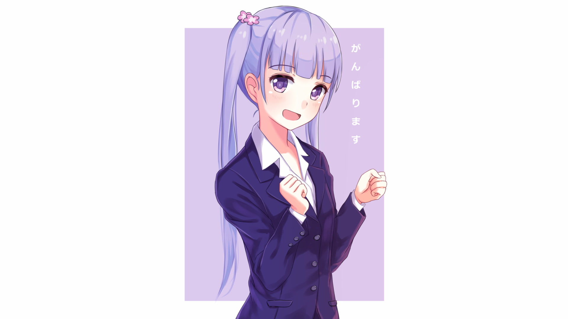 New Game!, Aoba Suzukaze, 1080P, Anime, School Uniform, Girl, HD Wallpaper