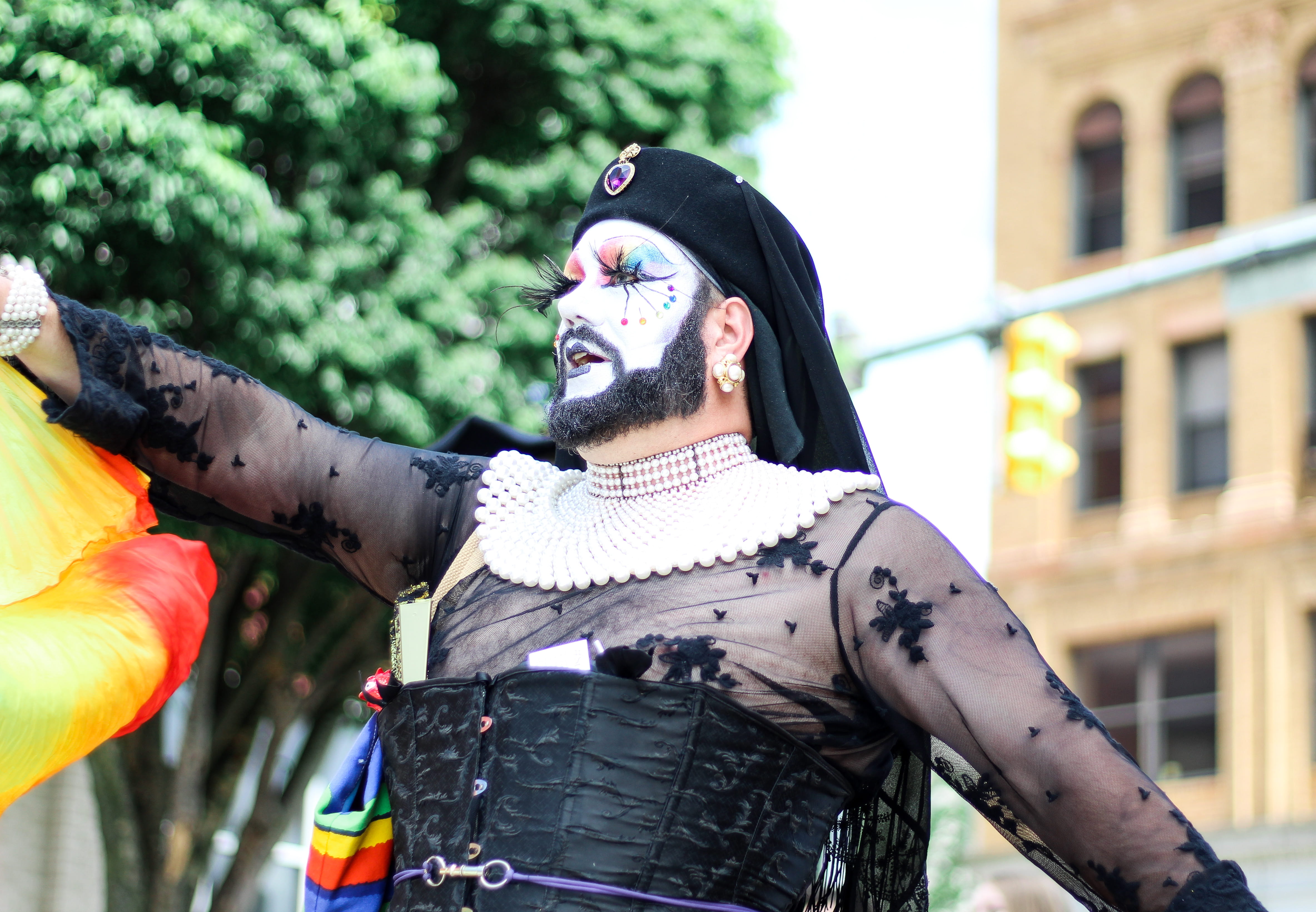 hands, daylight, lgbt, casual clothing, PrideFestival, urban, festival, bright, lesbian, clothing, day, face paint, leisure activity, close-up, celebration, HD Wallpaper
