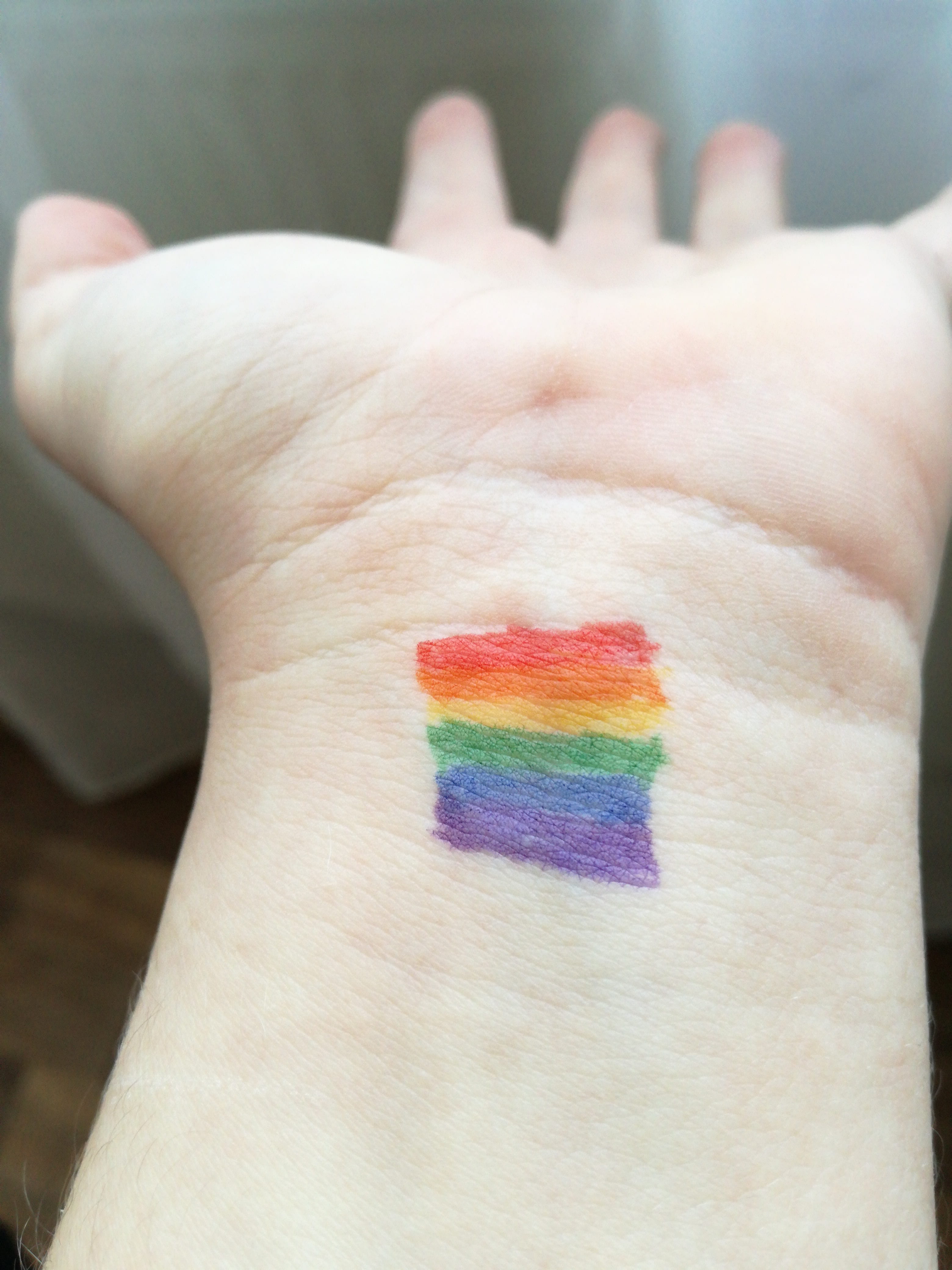 personal perspective, one person, rainbow, body part, creativity, lgbt, indoors, art and craft, human finger, selective focus, real people, wool, color, Phone HD Wallpaper