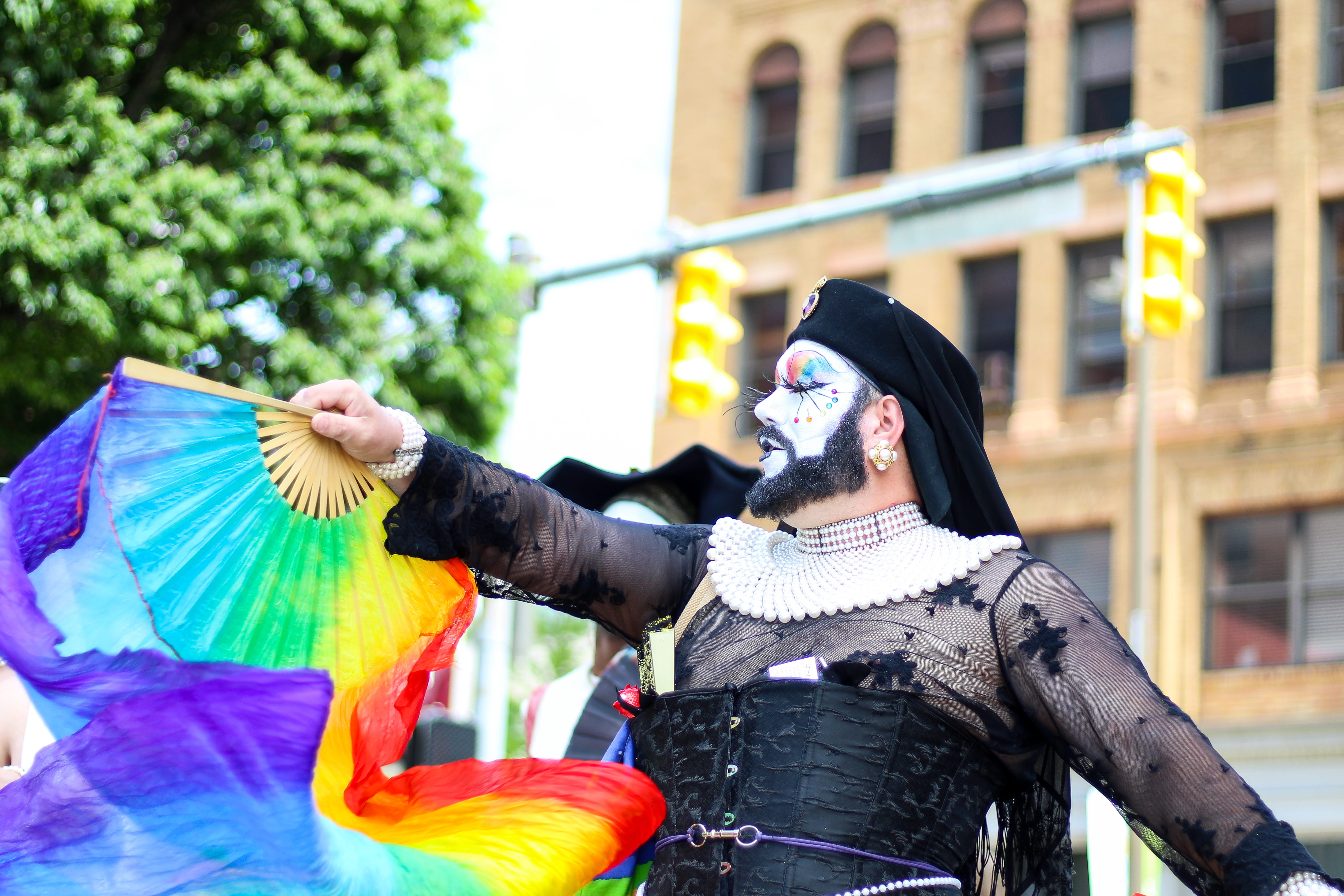 daylight, individuality, architecture, hands, building exterior, black, one person, lesbian, sleeved, transgender, city, casual clothing, pride, PrideFestival, HD Wallpaper