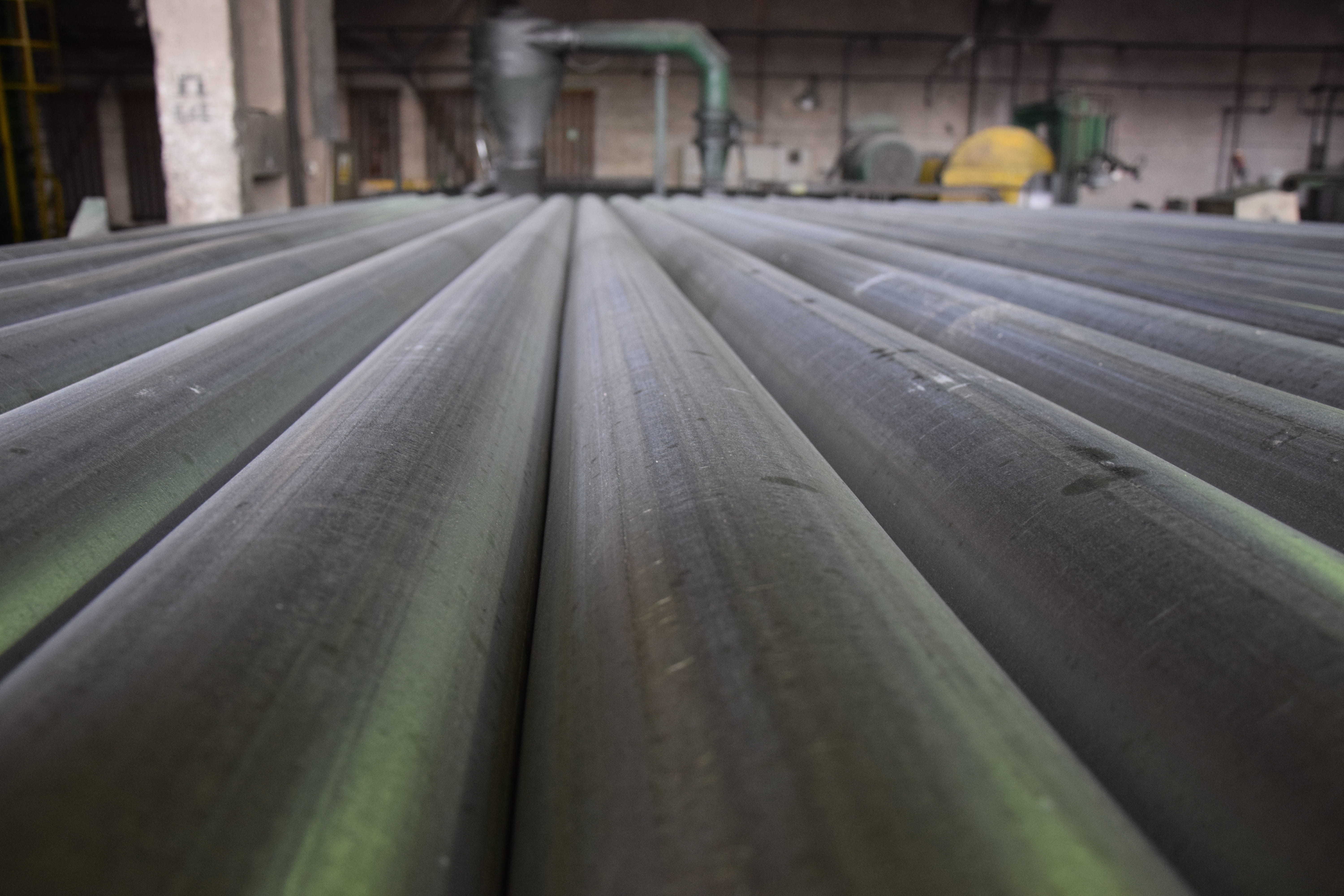 plant, selective focus, industry, building exterior, 5K, diminishing perspective, focus on foreground, surface level, nature, vanishing point, built structure, HD Wallpaper