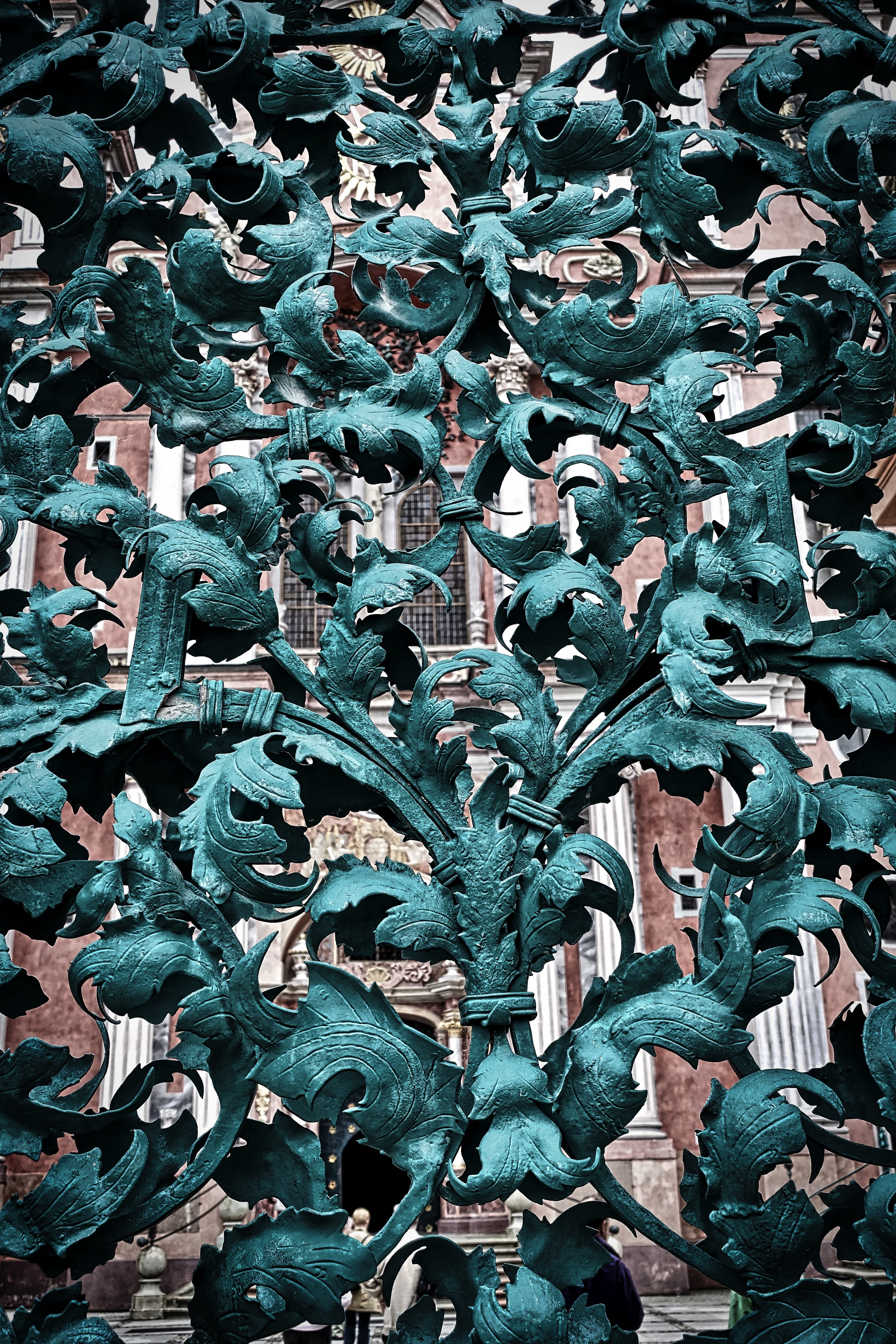 pattern, high angle view, art and craft, close-up, large group of objects, metal, nature, representation, texture, day, exterior, design, decoration, outdoors, Phone HD Wallpaper