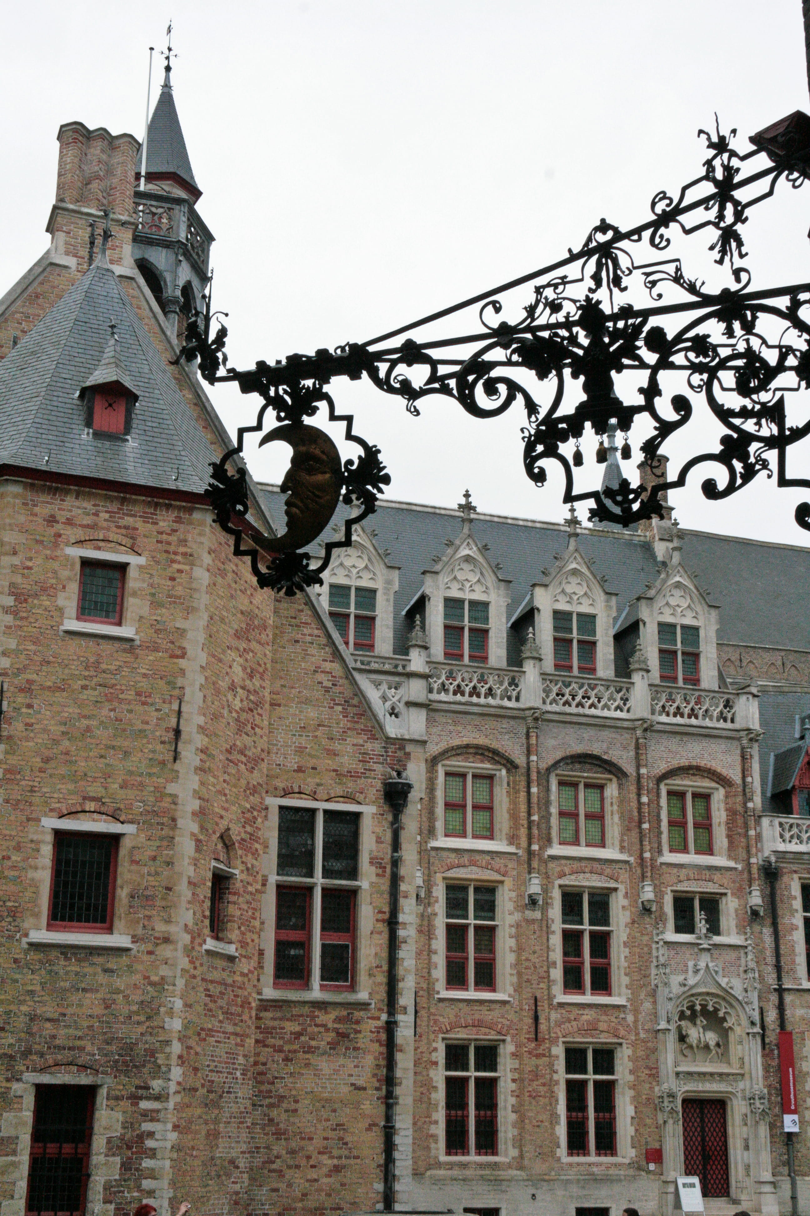 ironwork, old, religion, outdoors, building, sky, the past, bruges, nature, city, belgium, no people, day, clear sky, building exterior, architecture, iron, Phone HD Wallpaper