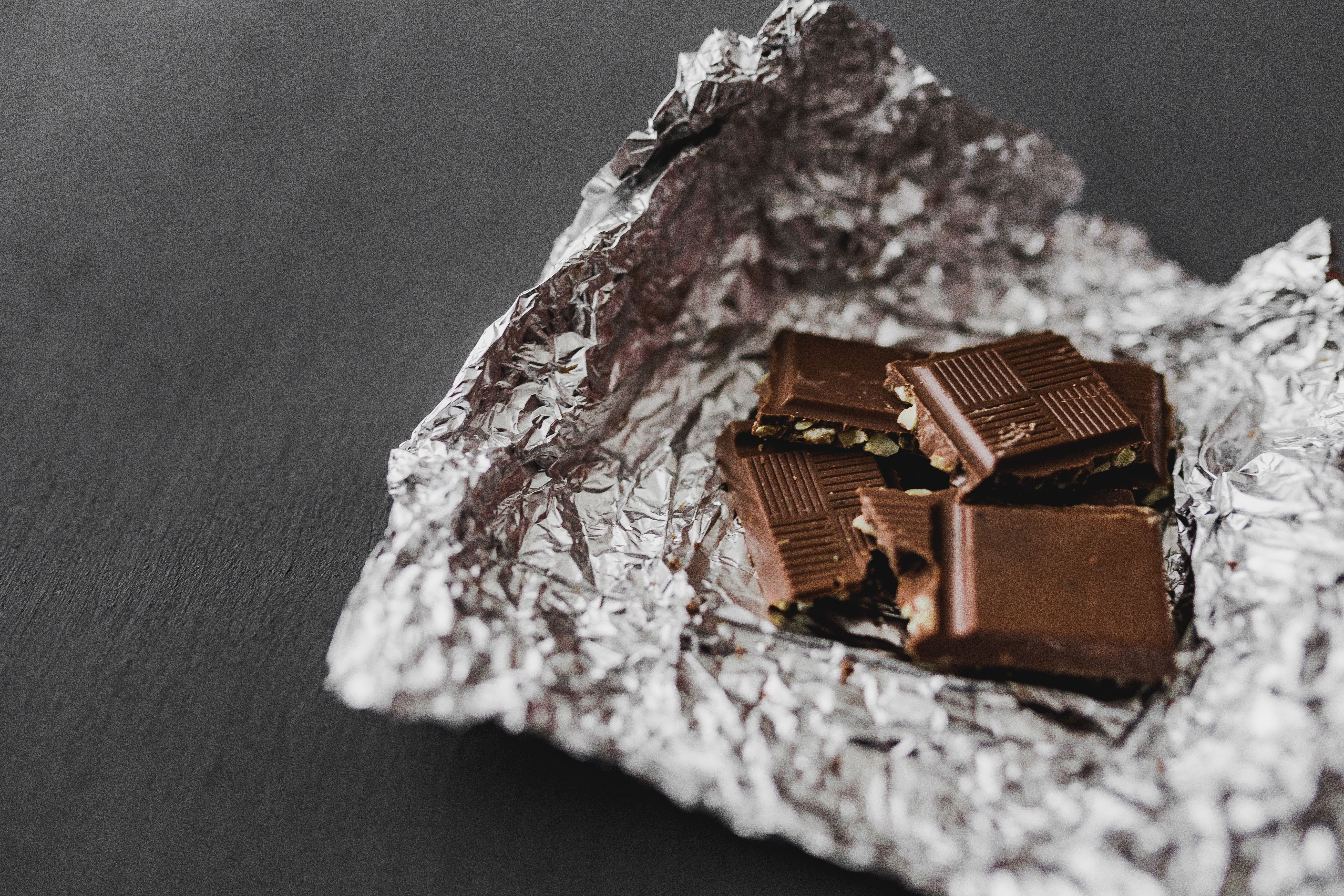 bars, gray, indoors, chocolate bar, snow, table, sweets, selective focus, ready-to-eat, food and drink, close-up, chocolate bars, sweet food, indulgence, HD Wallpaper