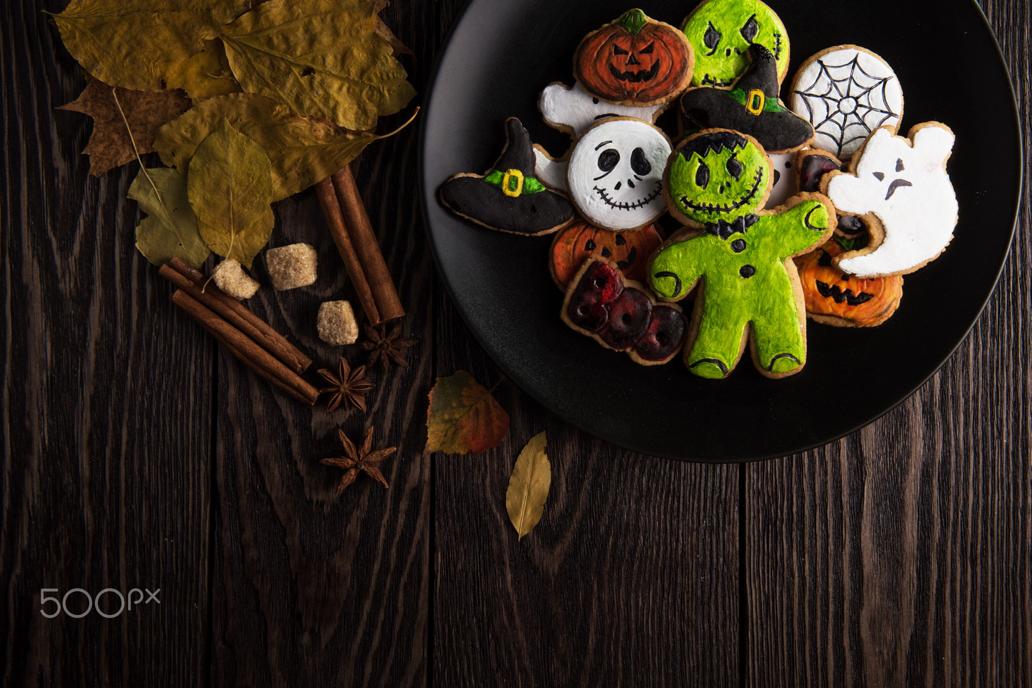 biscuit, Halloween, 500px, food, 1080P, sweets, HD Wallpaper