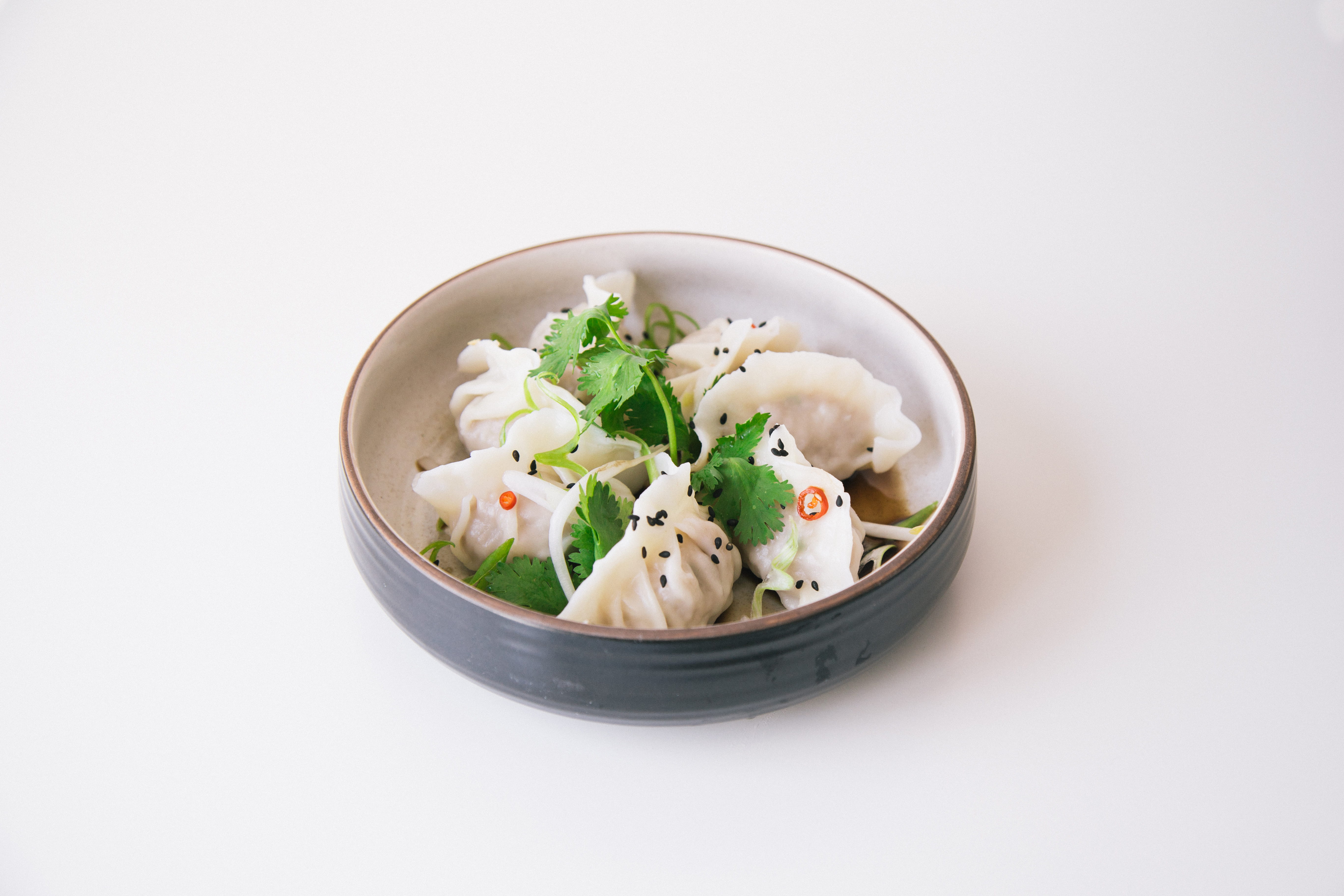 ready-to-eat, serving size, soup, vaetable, no people, herb, dumpling, freshness, 5K, garnish, asian food, food and drink, meal, studio shot, small, wellbeing, HD Wallpaper