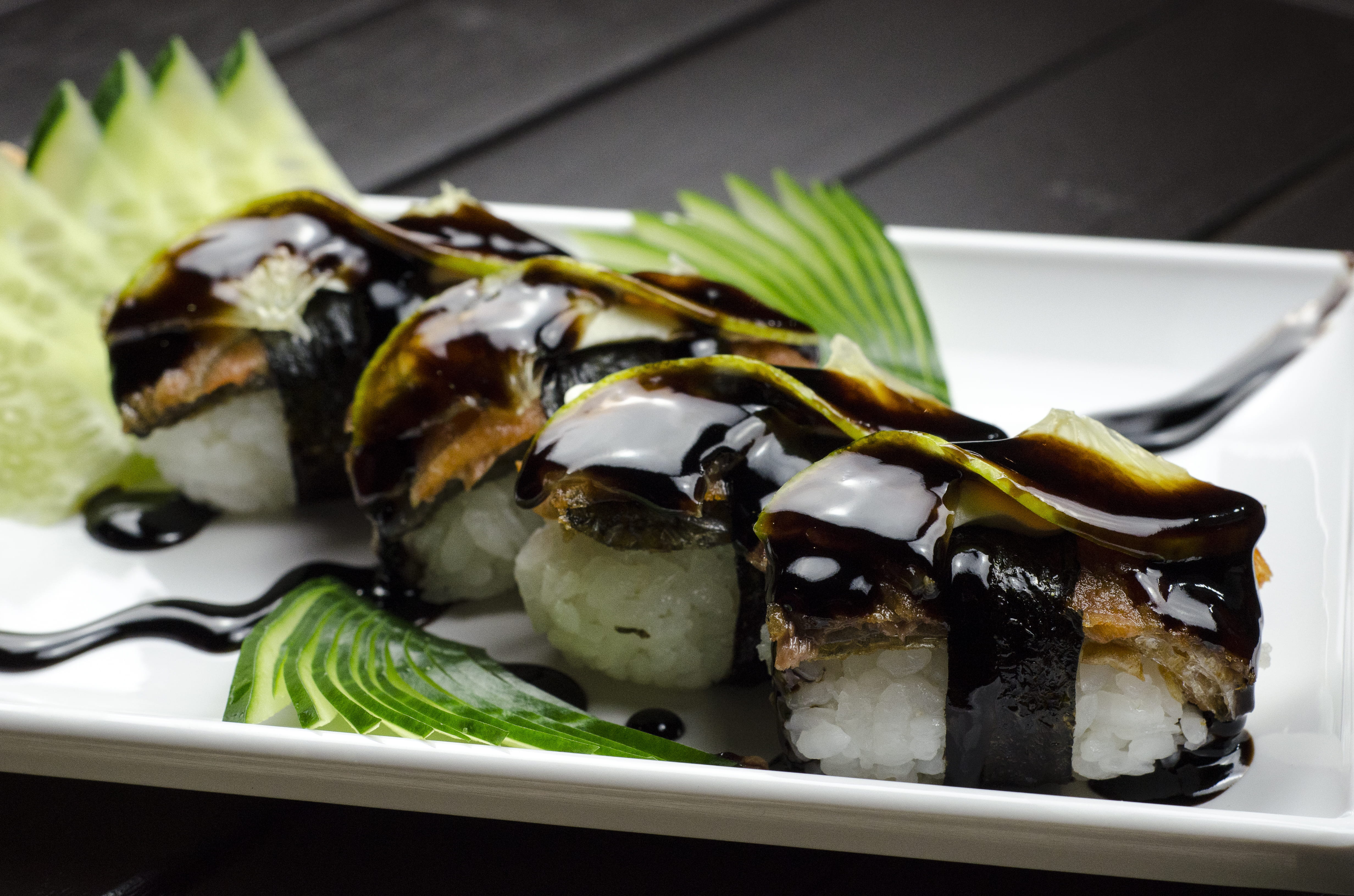 mouth-watering, dish, foodporn, meat, slice, sauce, lunch, wellbeing, fish, food photography, freshness, epicure, japanese food, healthy eating, seafood, HD Wallpaper