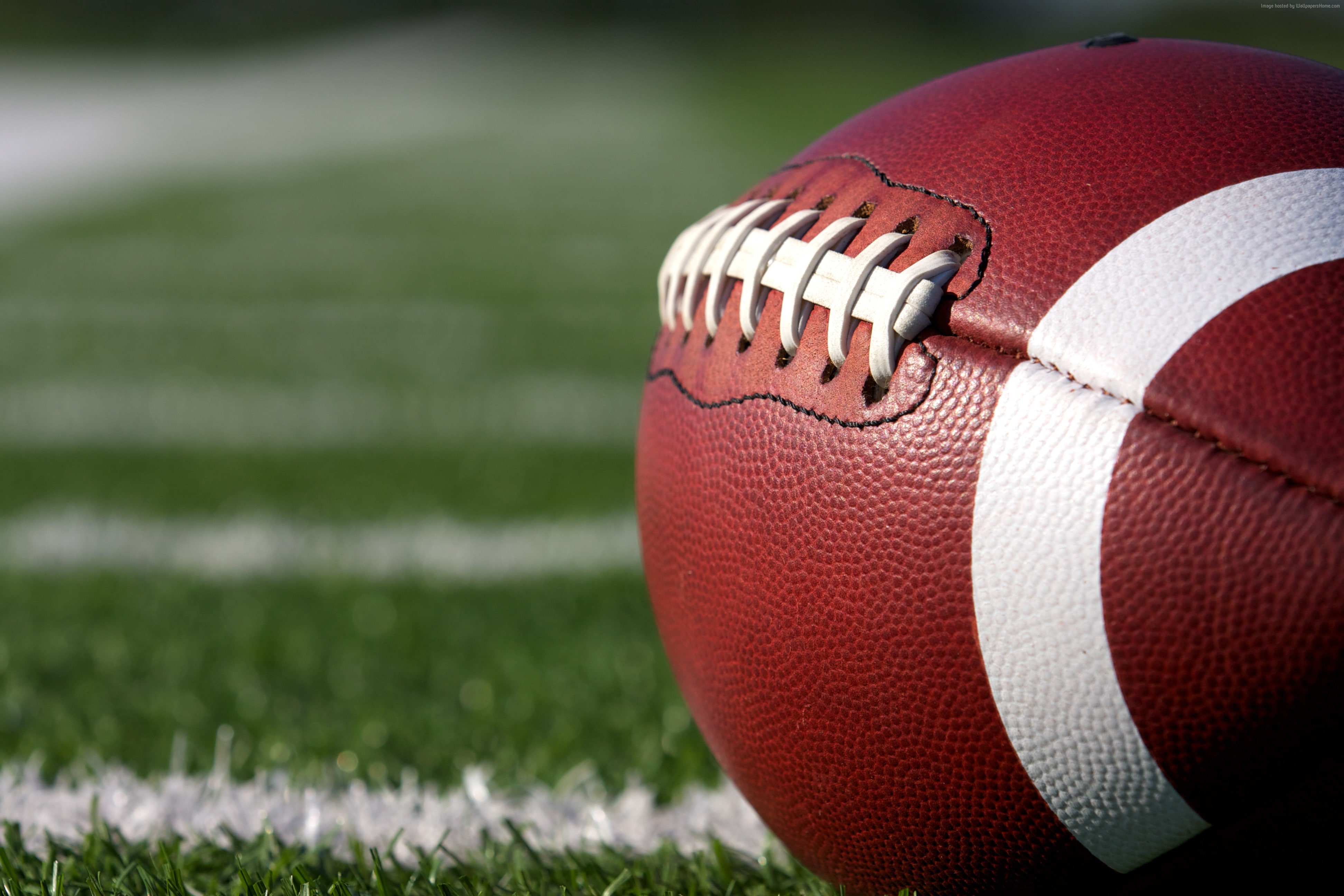 4K, rugby, American football, 4K, ball, HD Wallpaper