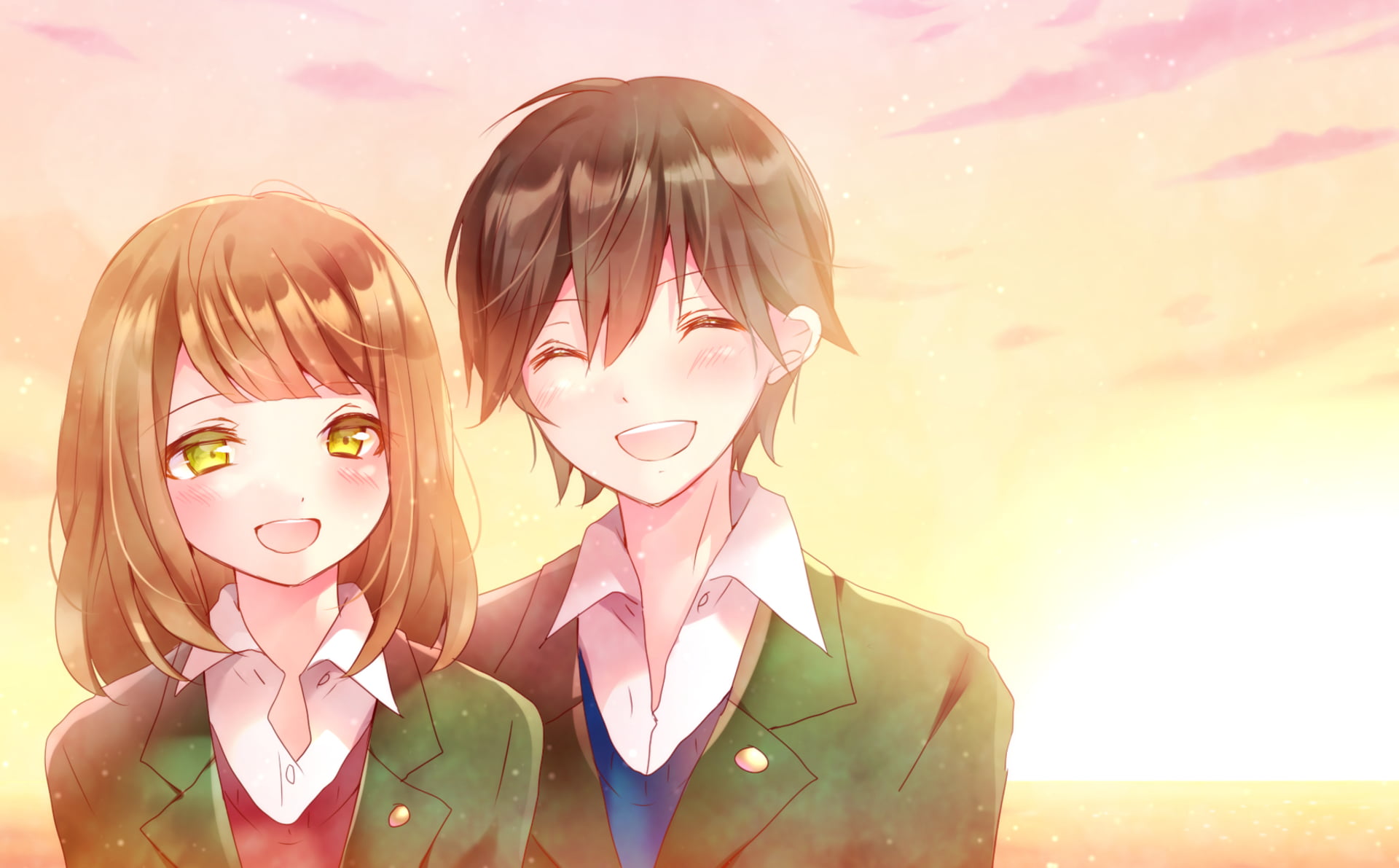 1080P, Naho Takamiya, Anime, Kakeru Naruse, Orange, HD Wallpaper