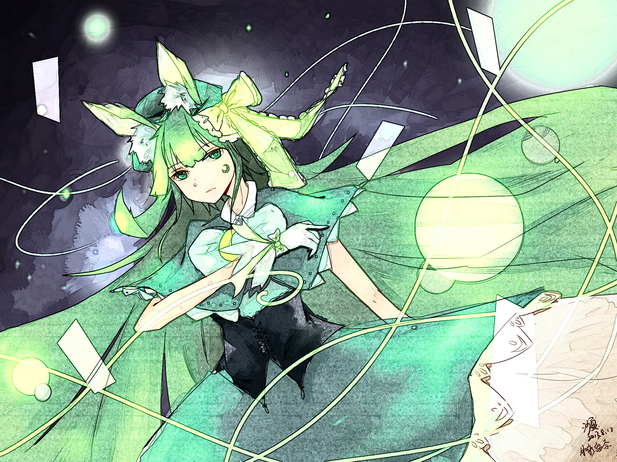 taiyou, kakeru, 1080P, tsukuyomi, genei, luna, HD Wallpaper