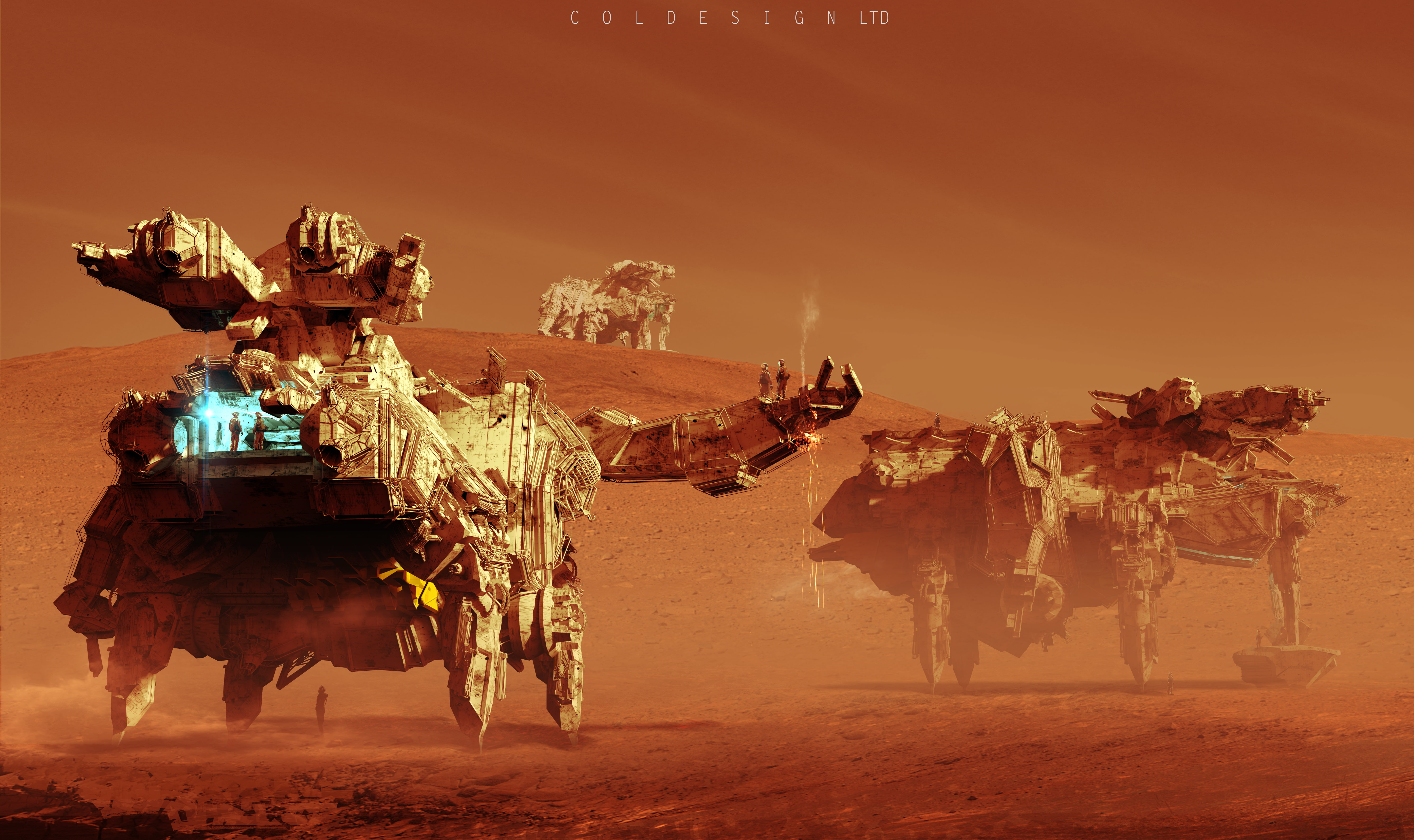 5K, Rovers, Col Price, Mars Rovers, technique, HD Wallpaper