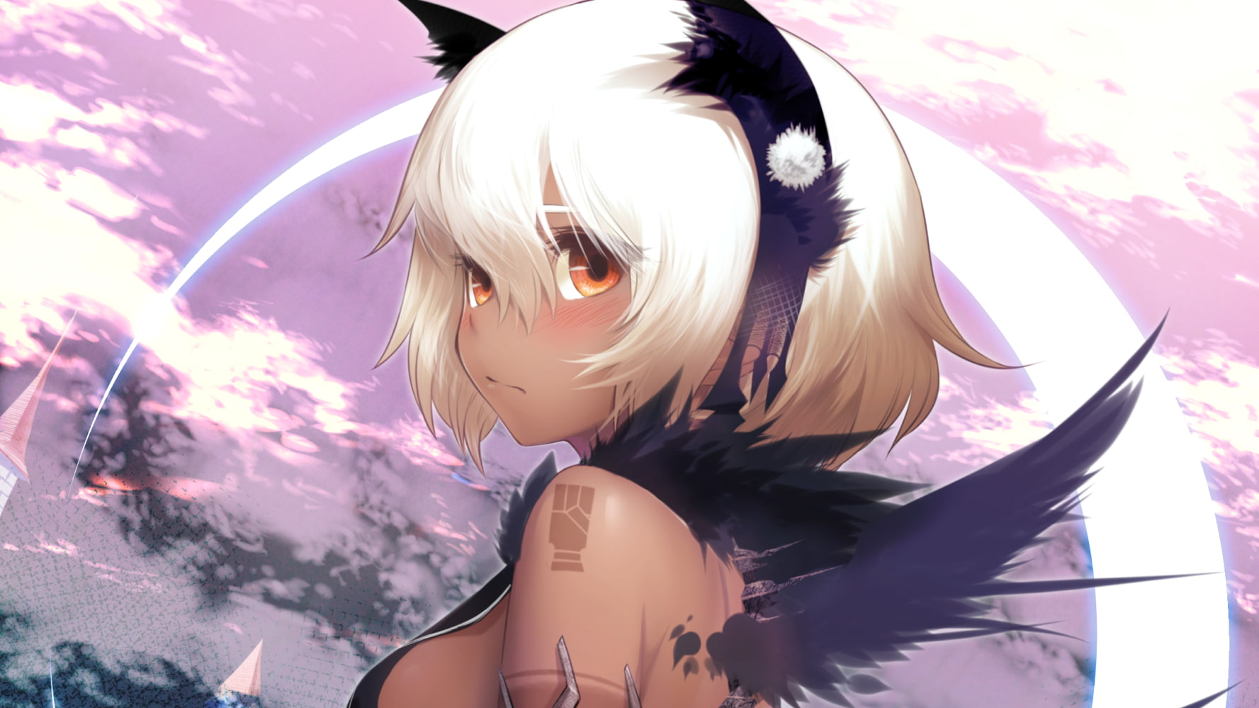 anime girls, anime, Strength (Black Rock Shooter), 720P, HD Wallpaper