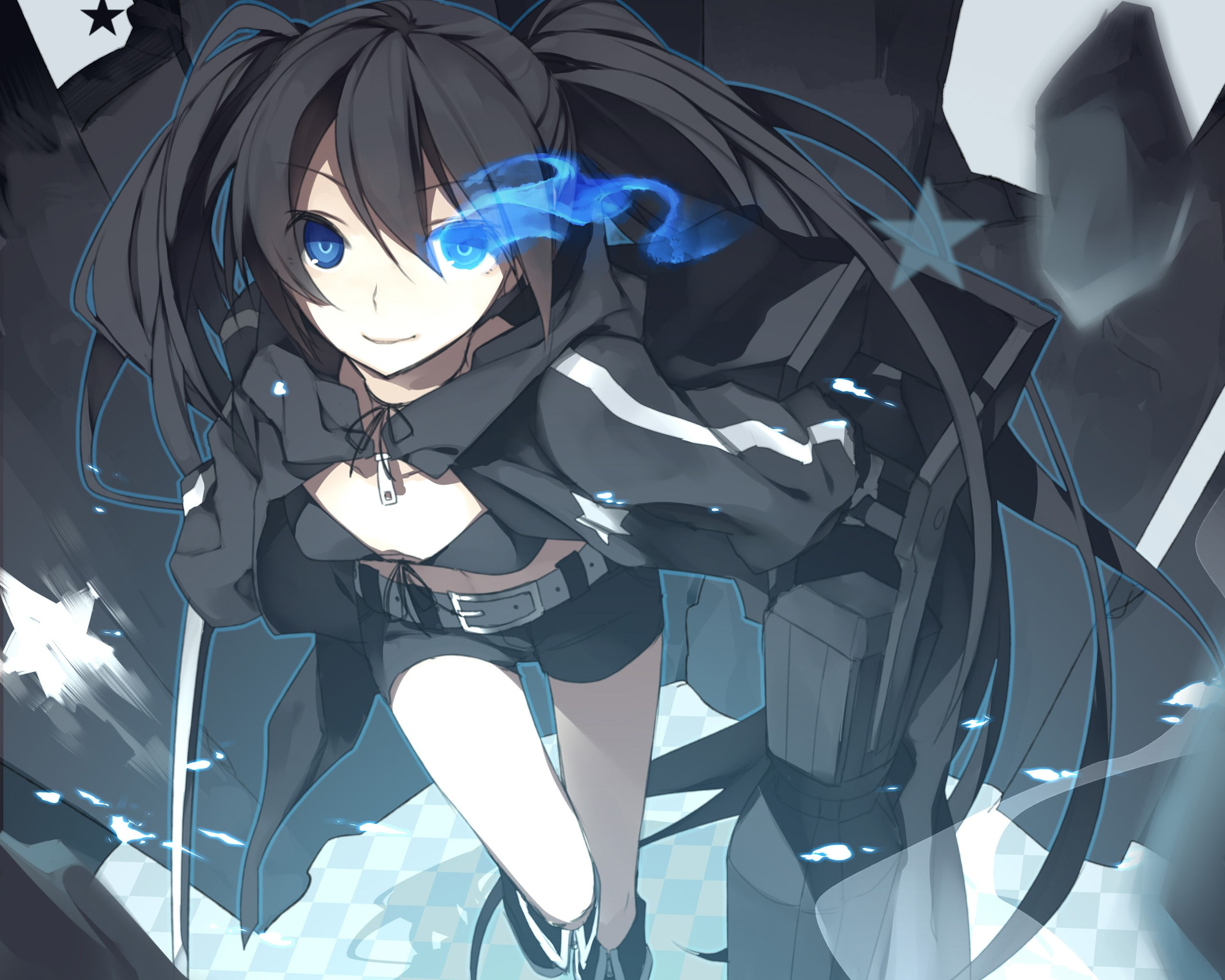 Black Rock Shooter, anime girls, 2K, Strength (Black Rock Shooter), anime, HD Wallpaper