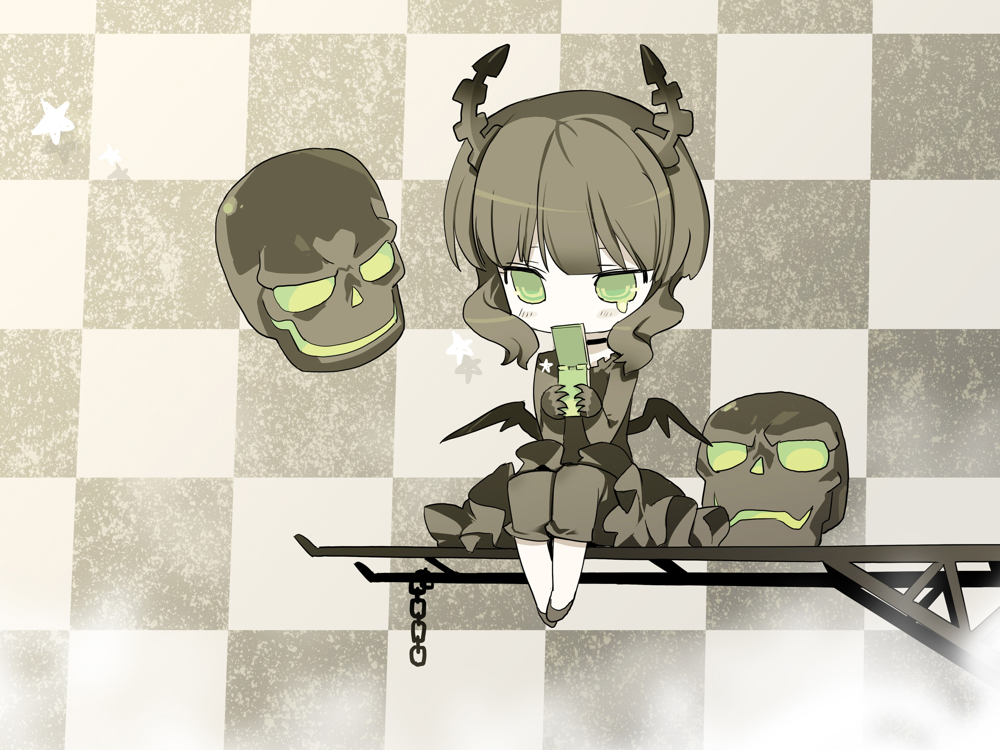 representation, auto post production filter, Dead Master, nature, electric lamp, no people, Black Rock Shooter, anime, sphere, shadow, lighting equipment, HD Wallpaper
