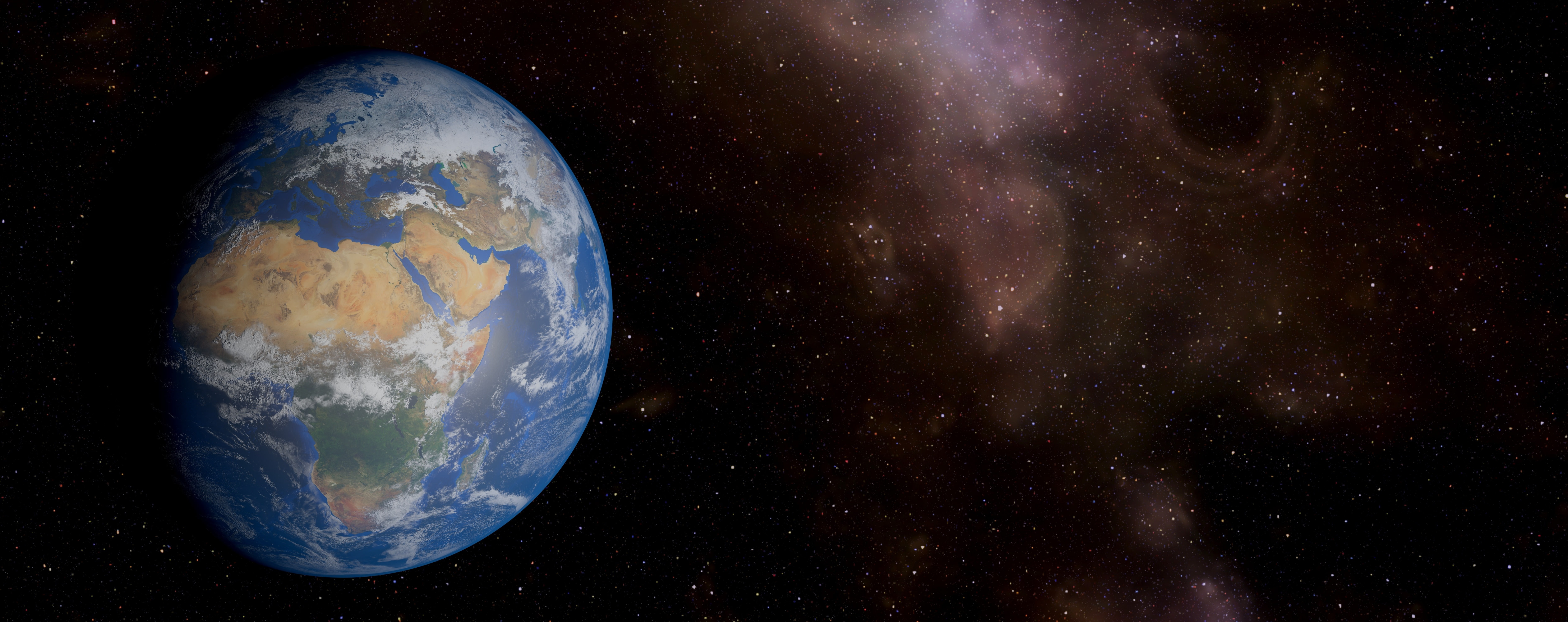 no people, astronomy, panoramic, fantastic, 5K, star - space, cloud - sky, earth, outdoors, resolution, satellite view, land, galaxy, sky, planet - space, HD Wallpaper