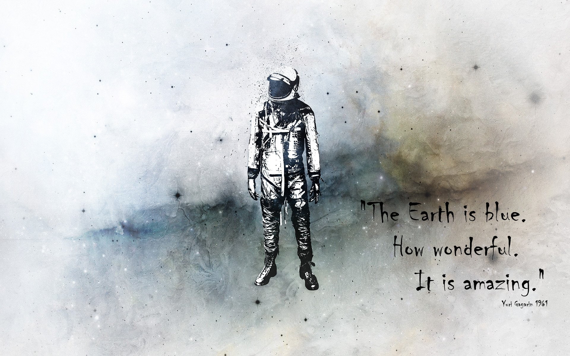 Yuri Gagarin, Misc, 1080P, Quote, HD Wallpaper