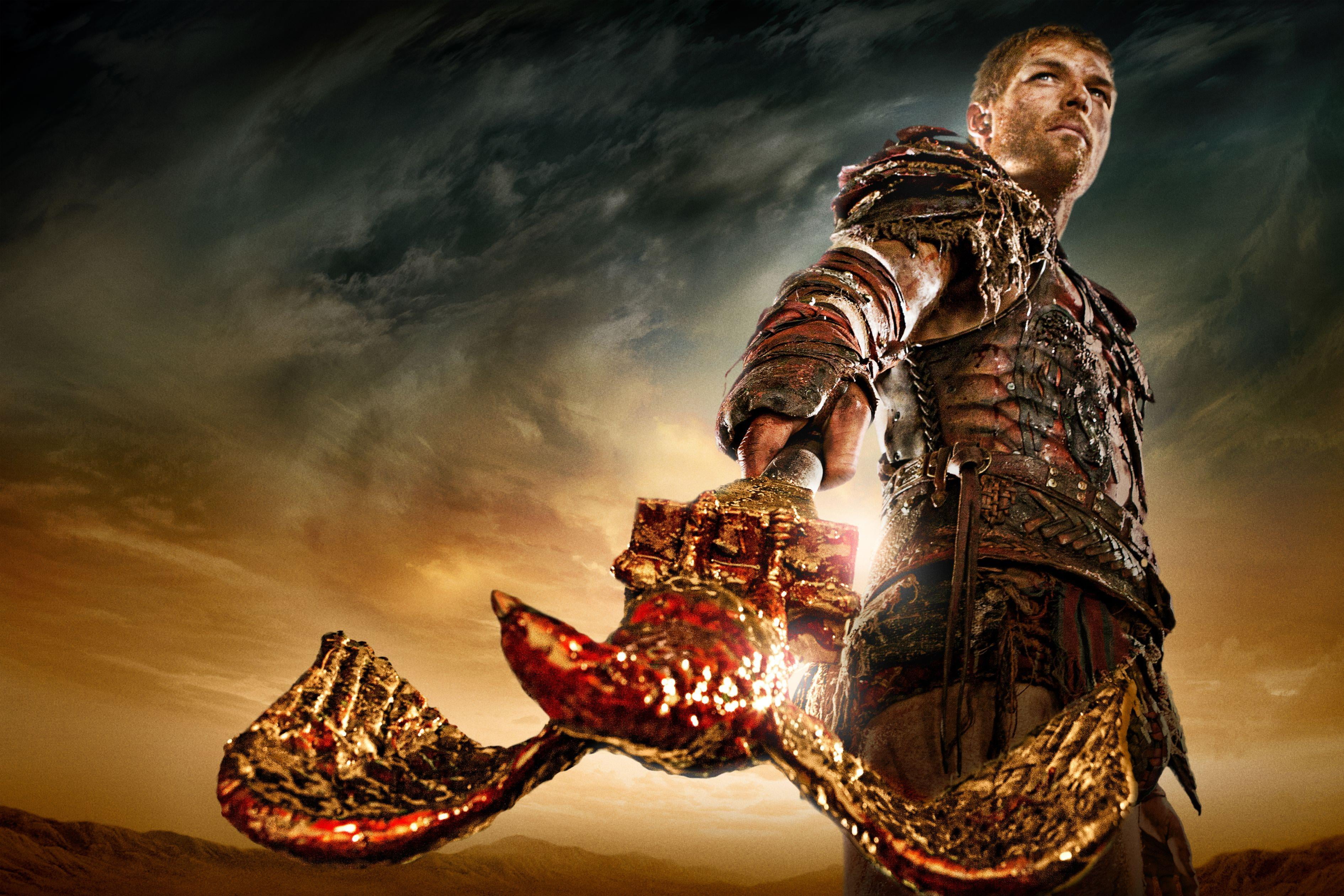 nature, illustration, history, motion, the series, low angle view, art and craft, Spartacus, basket, standing, cloud - sky, outdoors, waist up, digital composite, HD Wallpaper