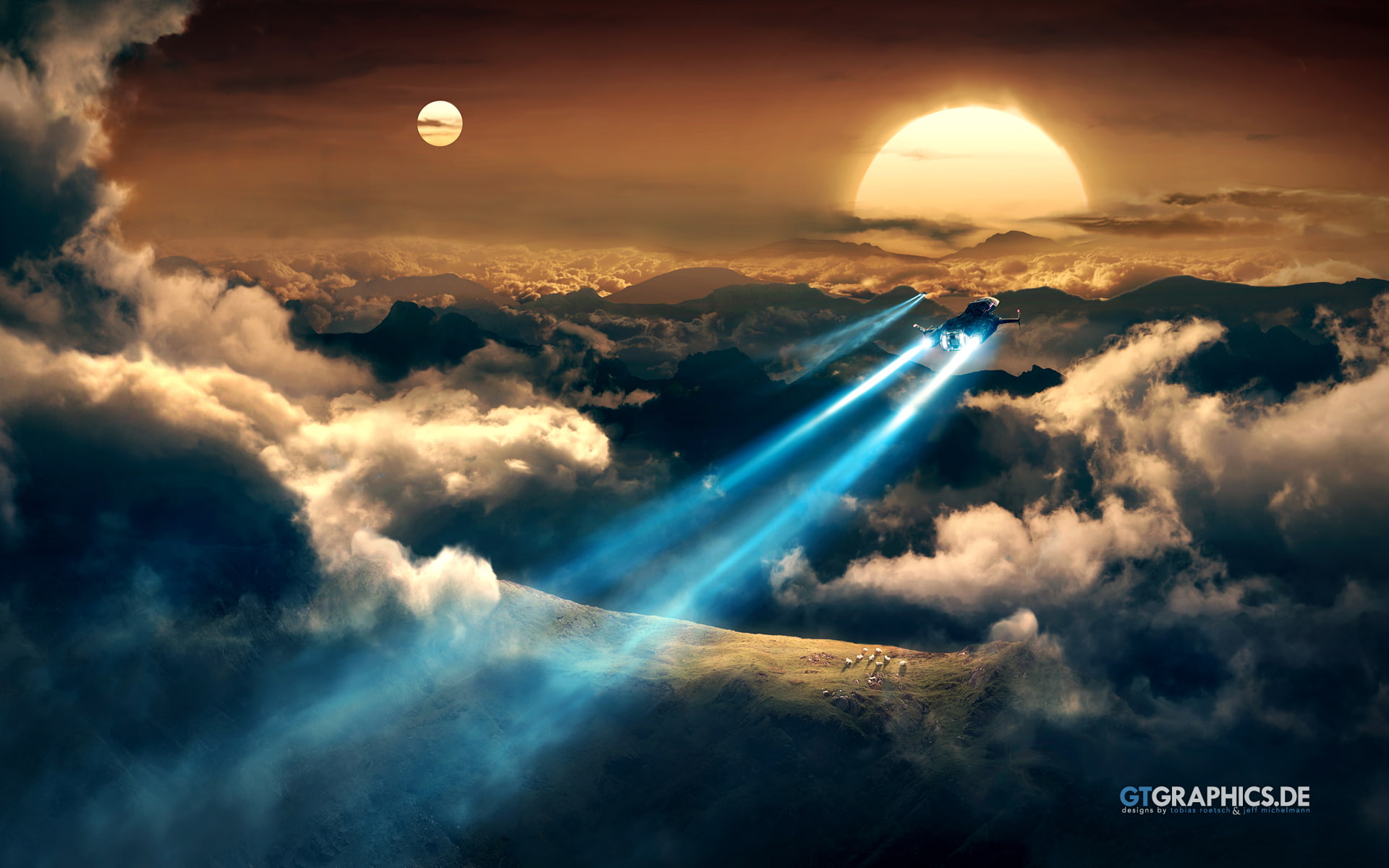 1080P, space, flight, HD Wallpaper