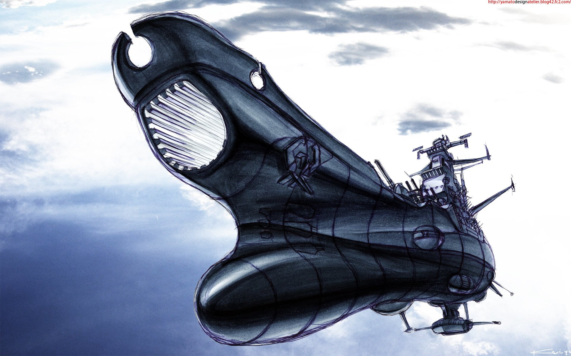 Anime, 1080P, Space Battleship Yamato, HD Wallpaper
