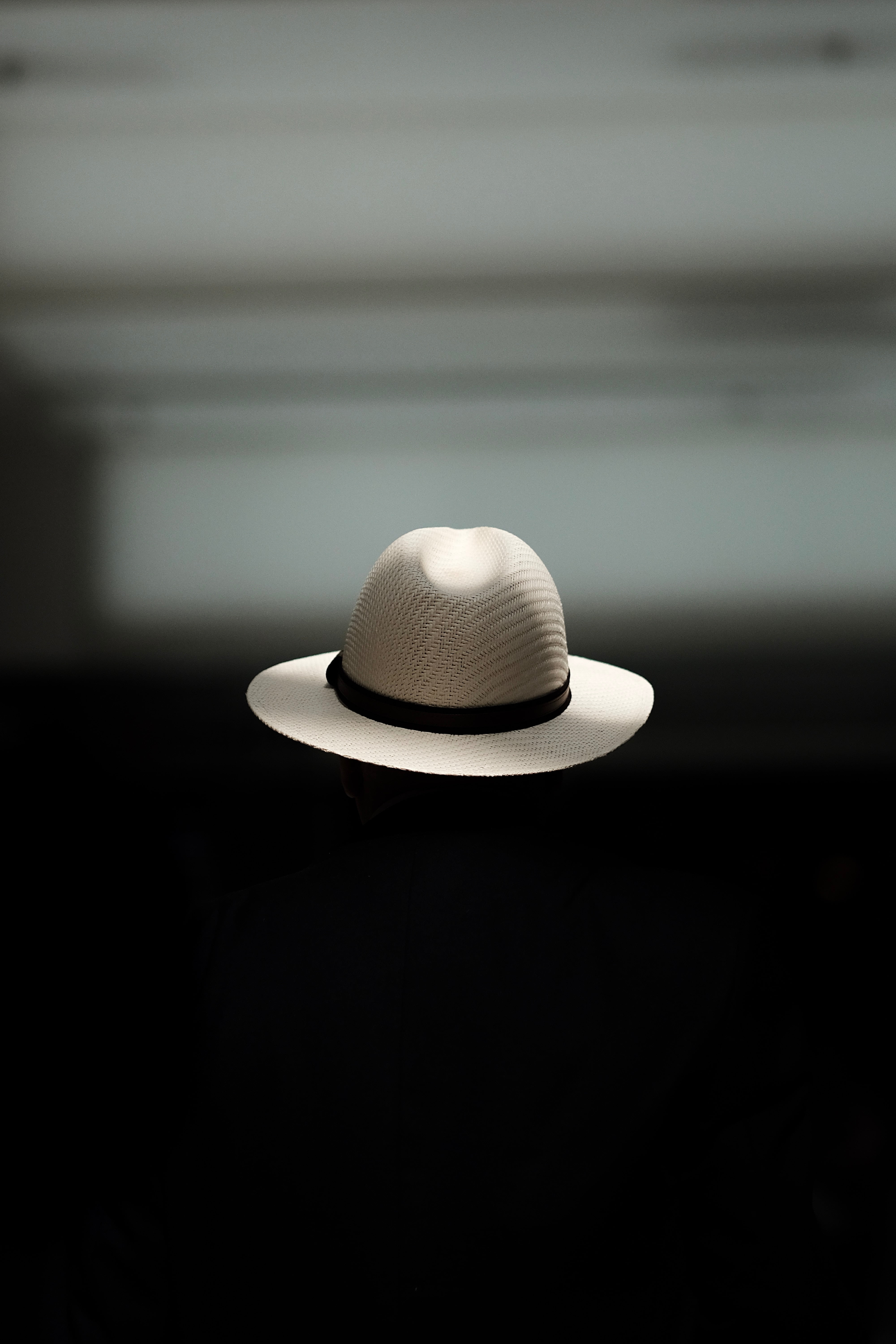 backgrounds, nature, white, style, electric lamp, 5K, single Object, hat, cowboy, personal Accessory, black background, indoors, close-up, fashion, focus on foreground, Phone HD Wallpaper